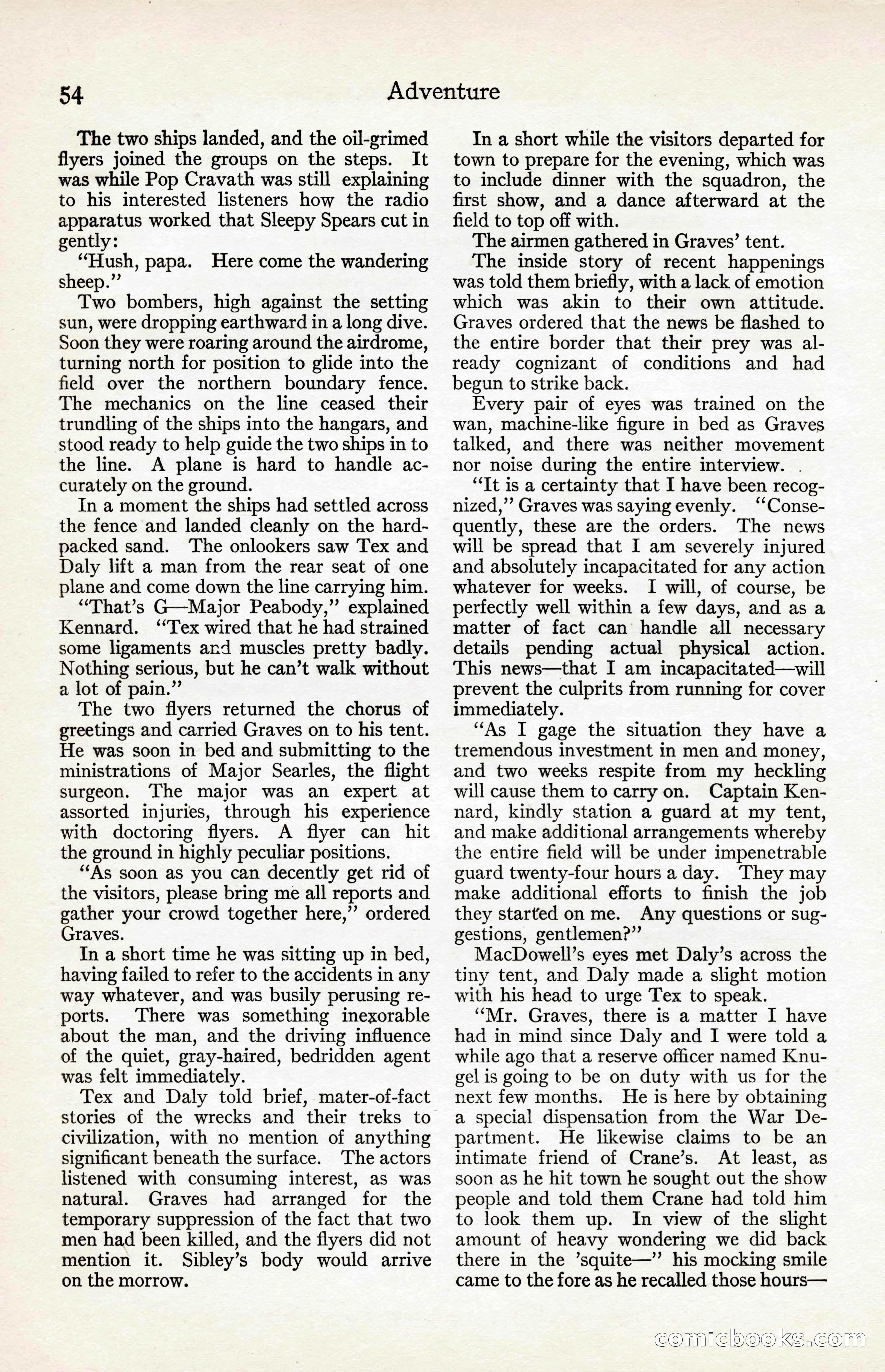 Adventure Magazine, August 30, 1923 — page 64 of 204
