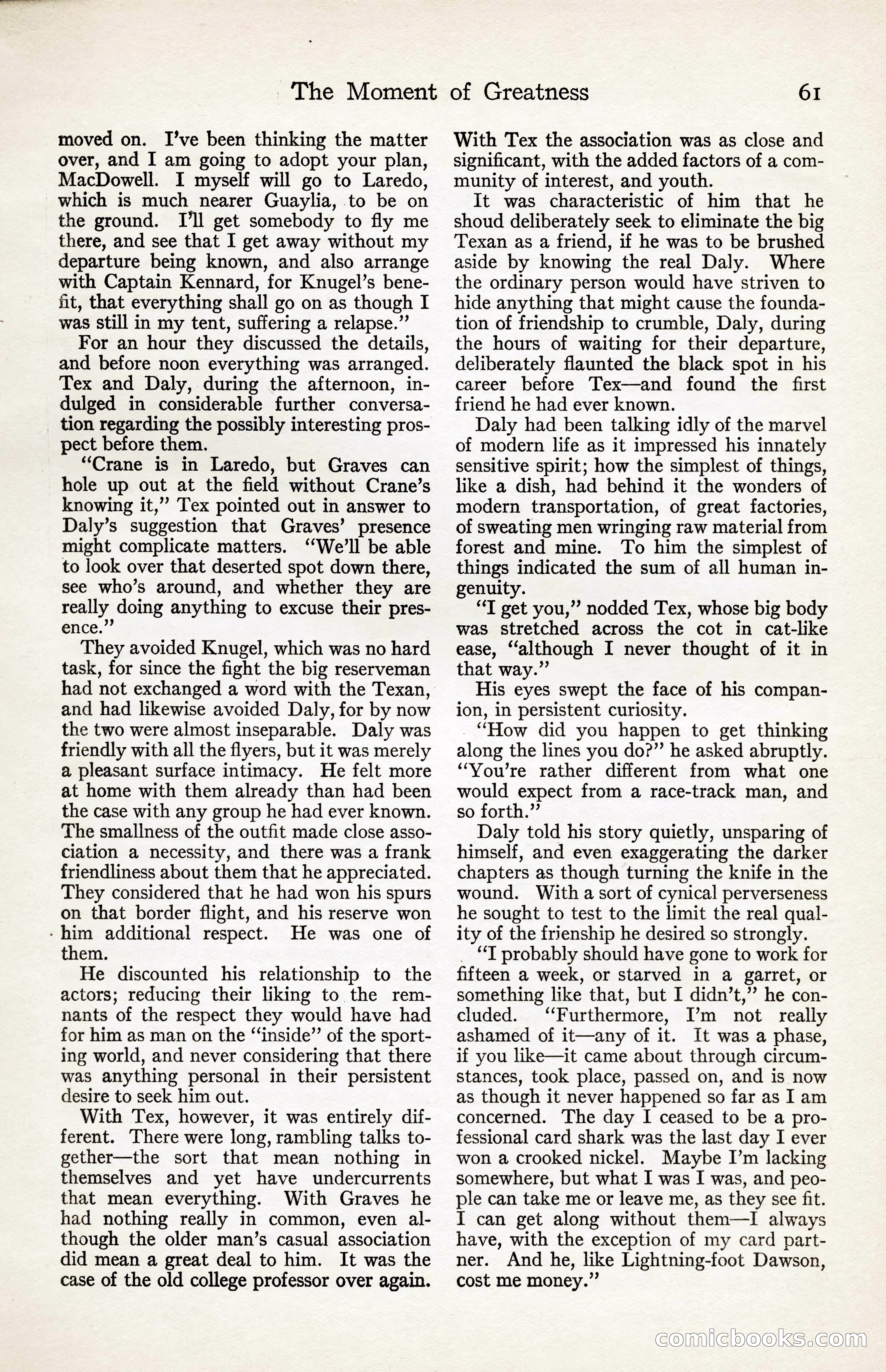 Adventure Magazine, August 30, 1923 — page 71 of 204
