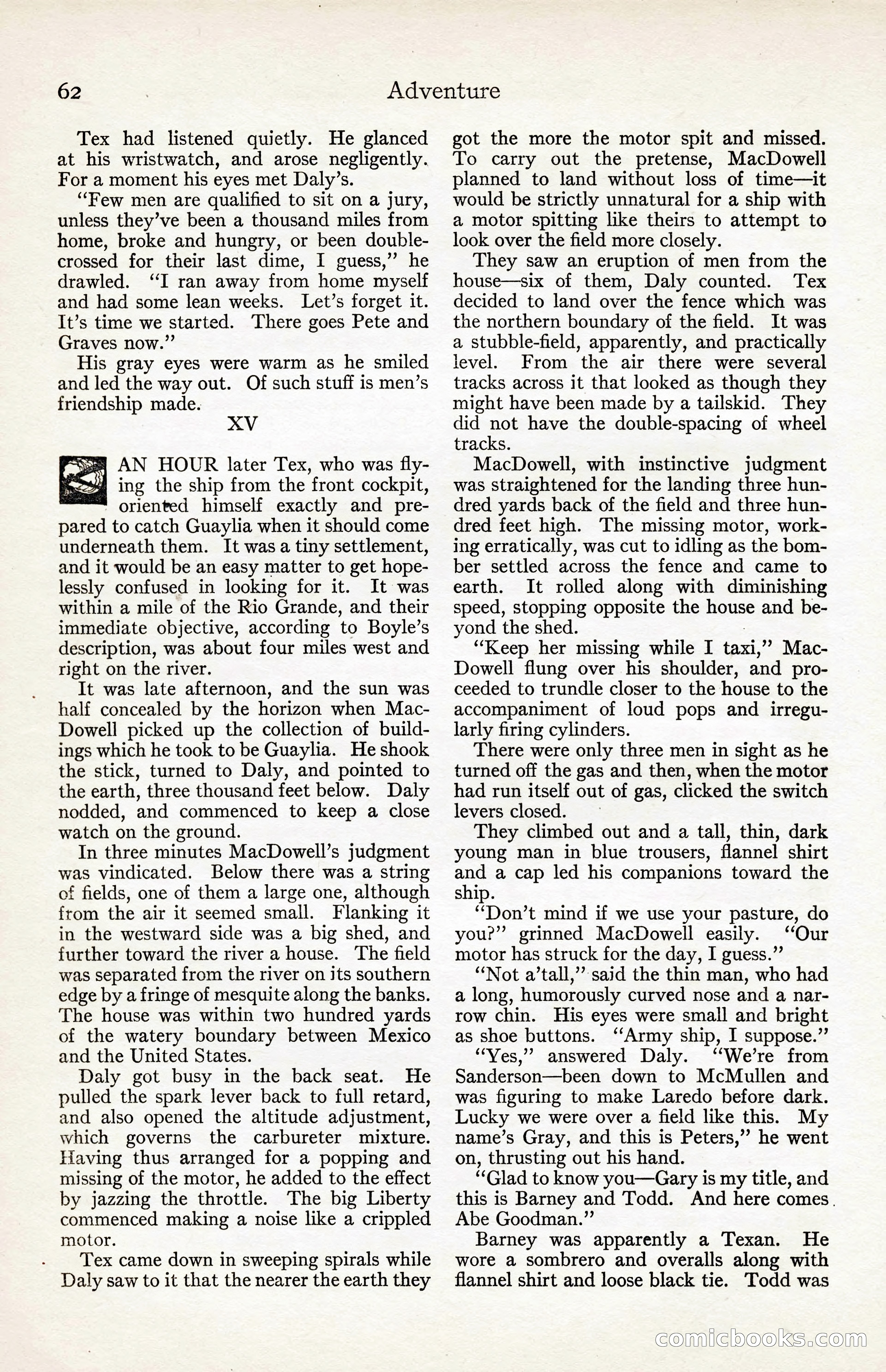 Adventure Magazine, August 30, 1923 — page 72 of 204