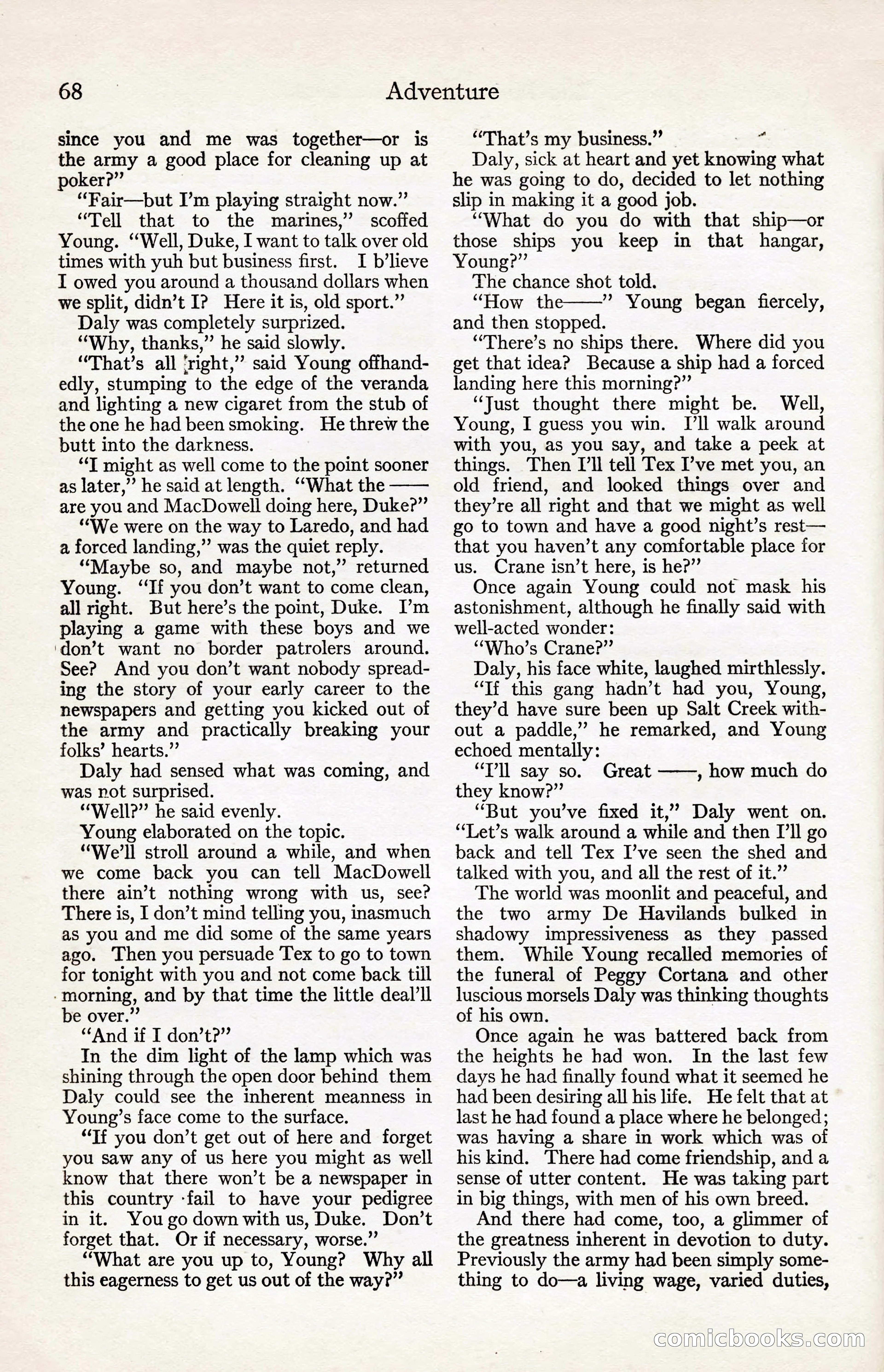 Adventure Magazine, August 30, 1923 — page 78 of 204