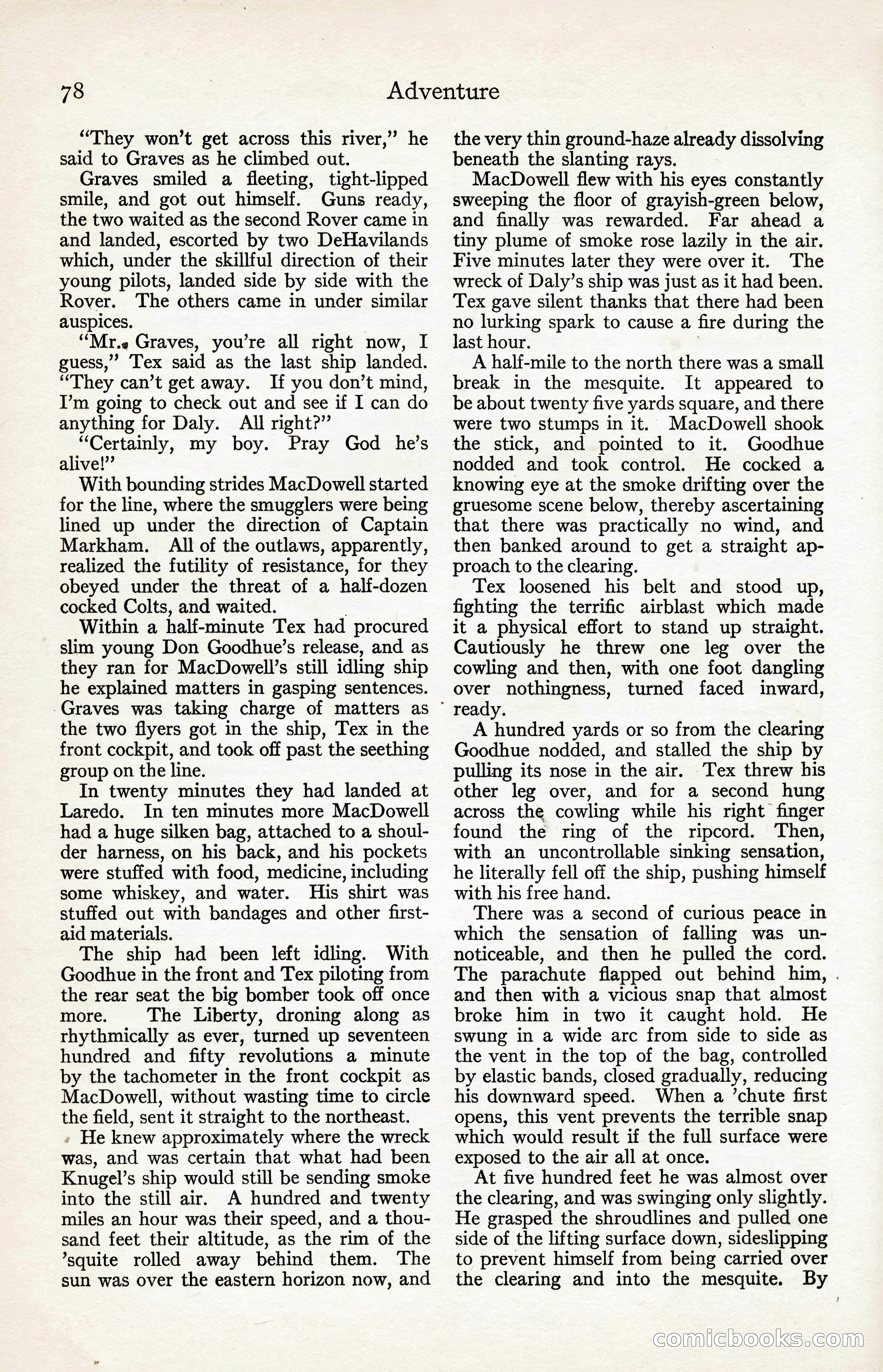 Adventure Magazine, August 30, 1923 — page 88 of 204