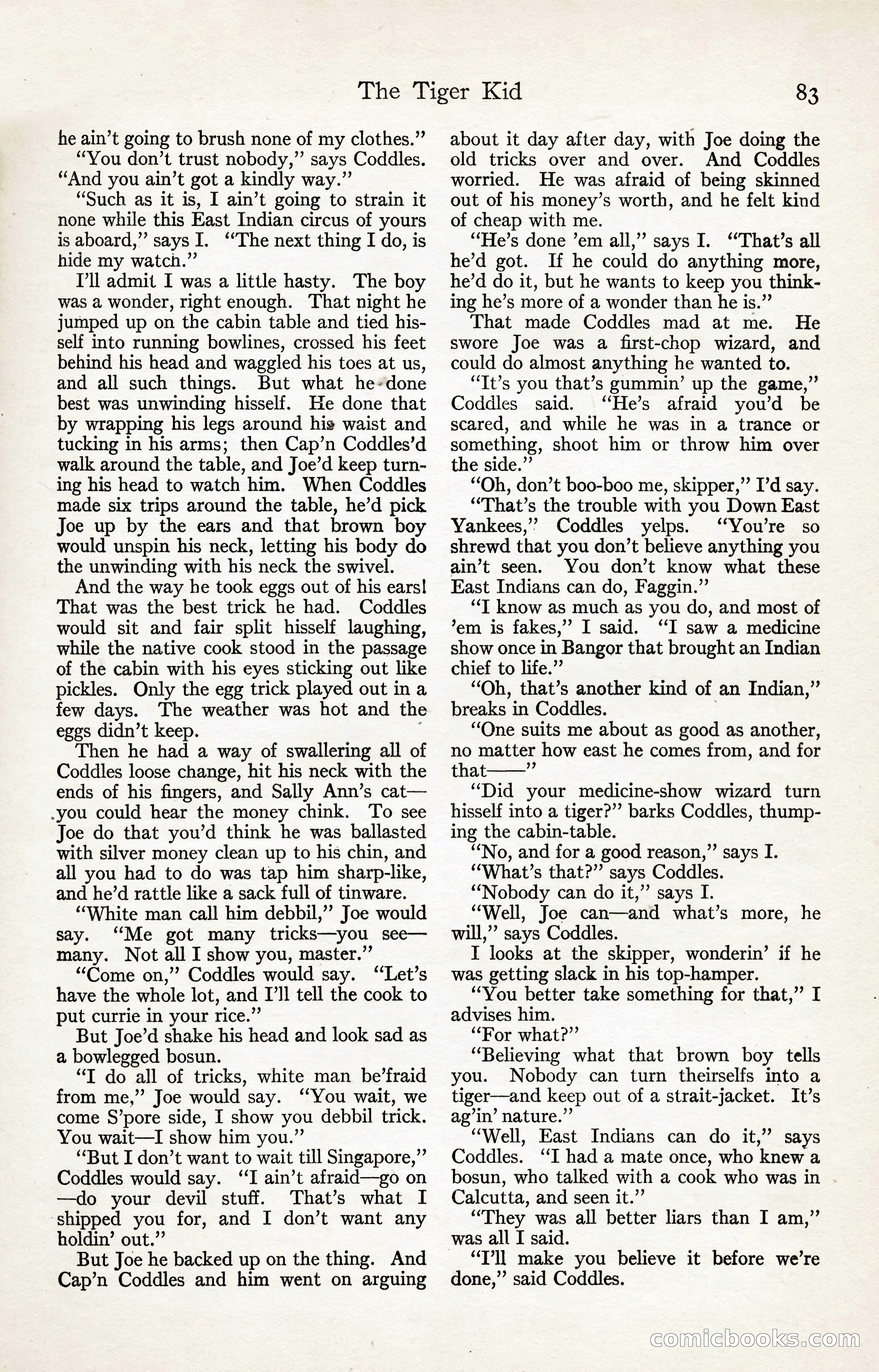 Adventure Magazine, August 30, 1923 — page 93 of 204