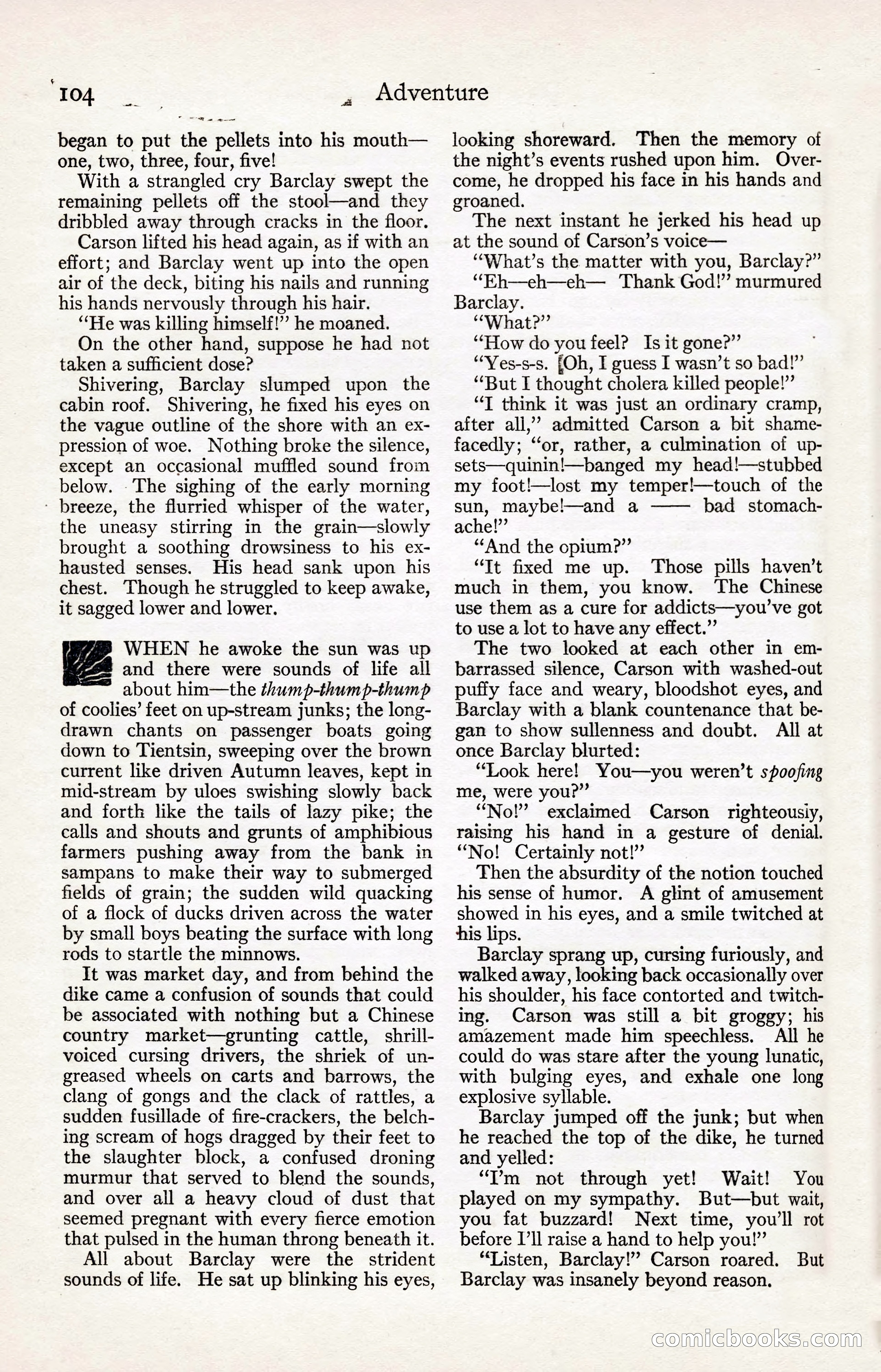 Adventure Magazine, August 30, 1923 — page 114 of 204
