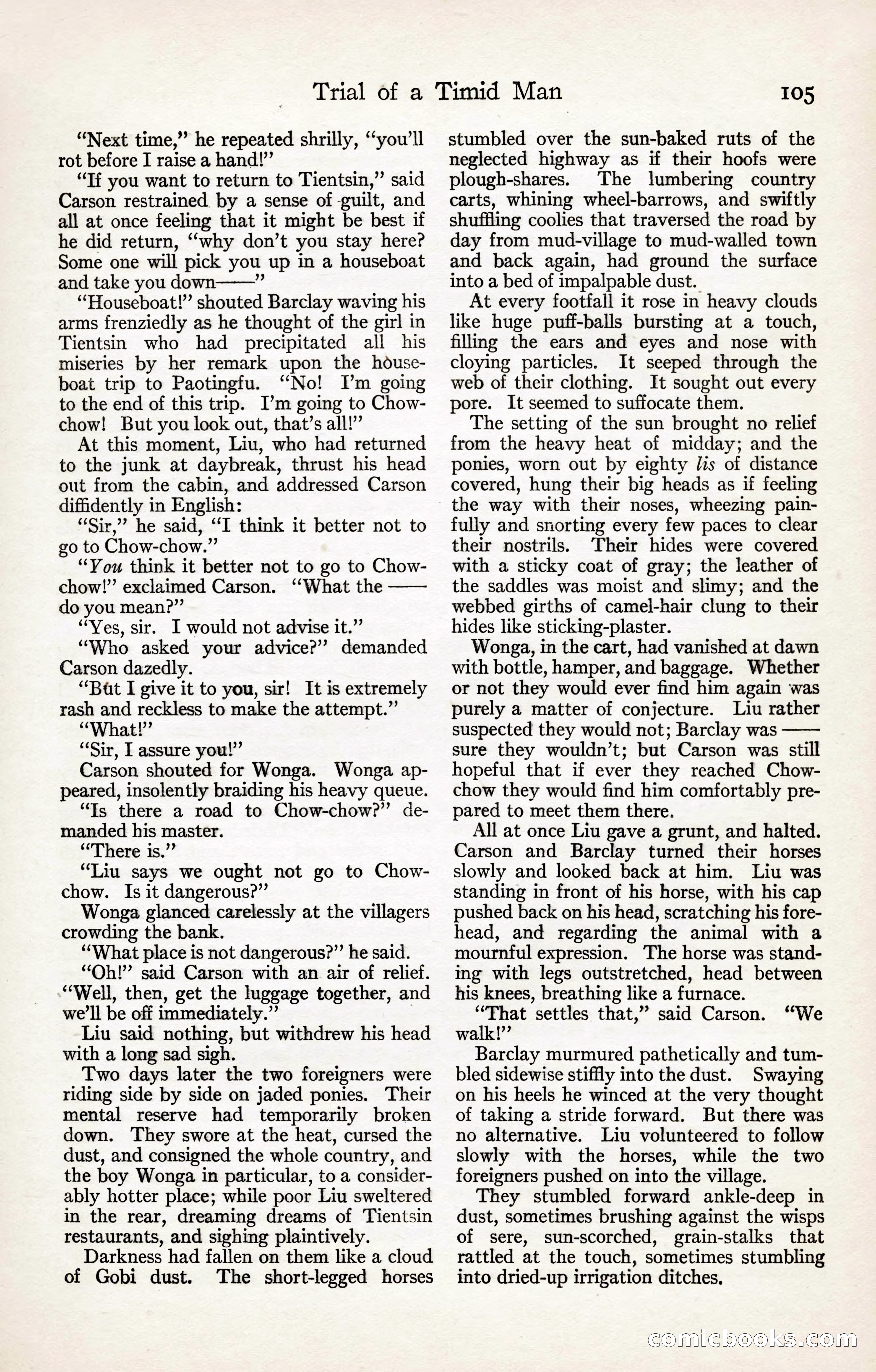 Adventure Magazine, August 30, 1923 — page 115 of 204