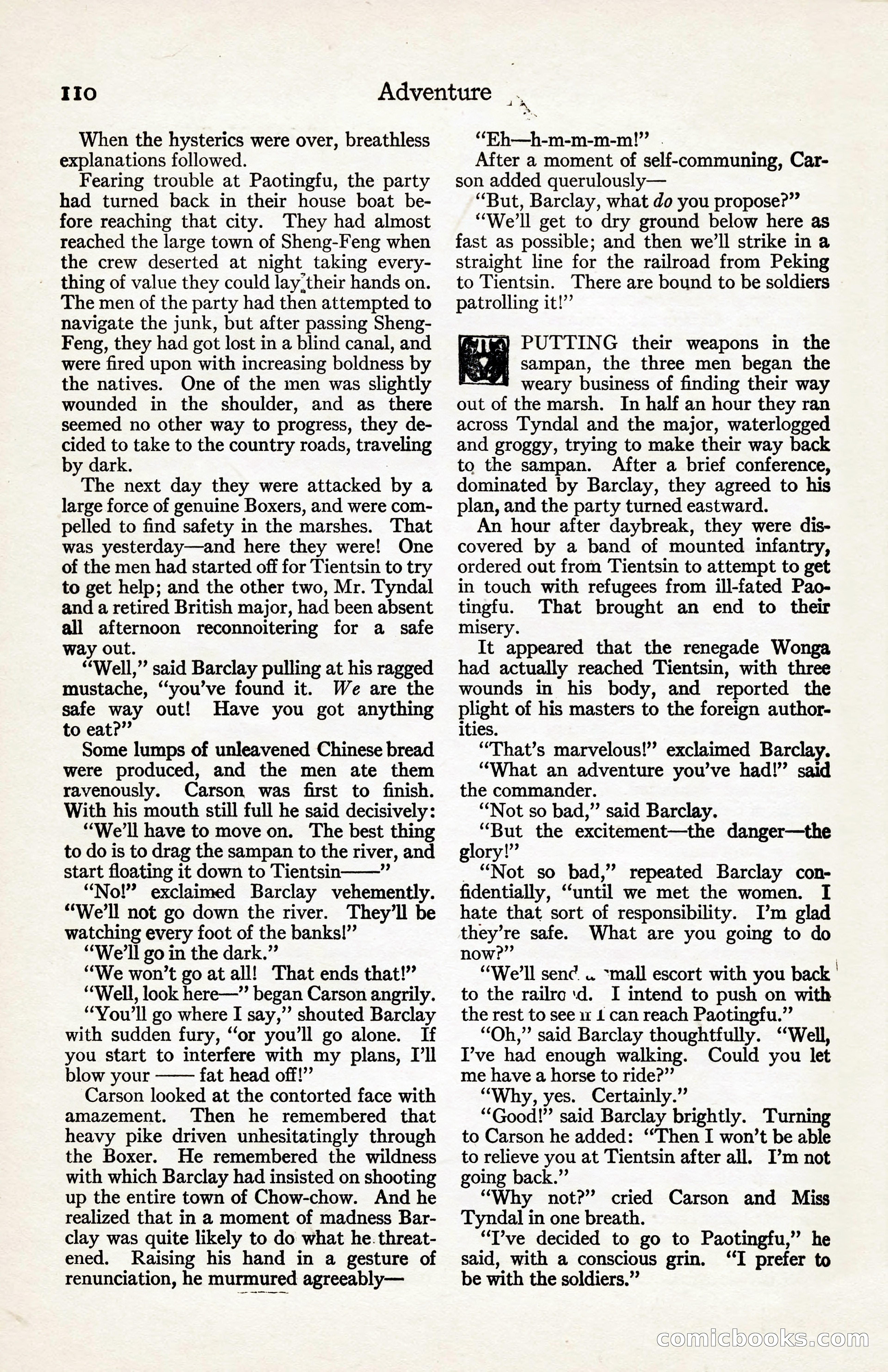 Adventure Magazine, August 30, 1923 — page 120 of 204