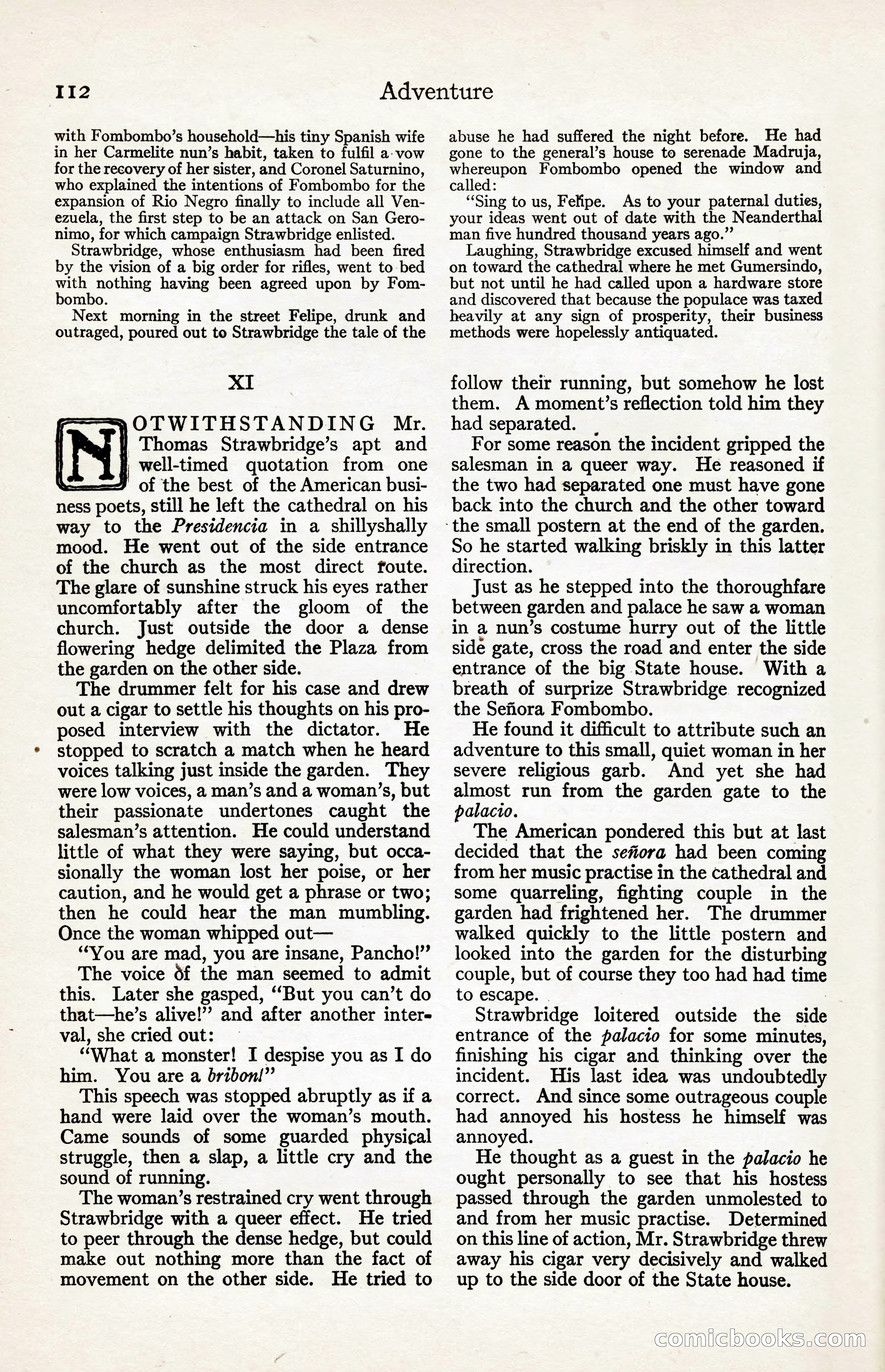 Adventure Magazine, August 30, 1923 — page 122 of 204