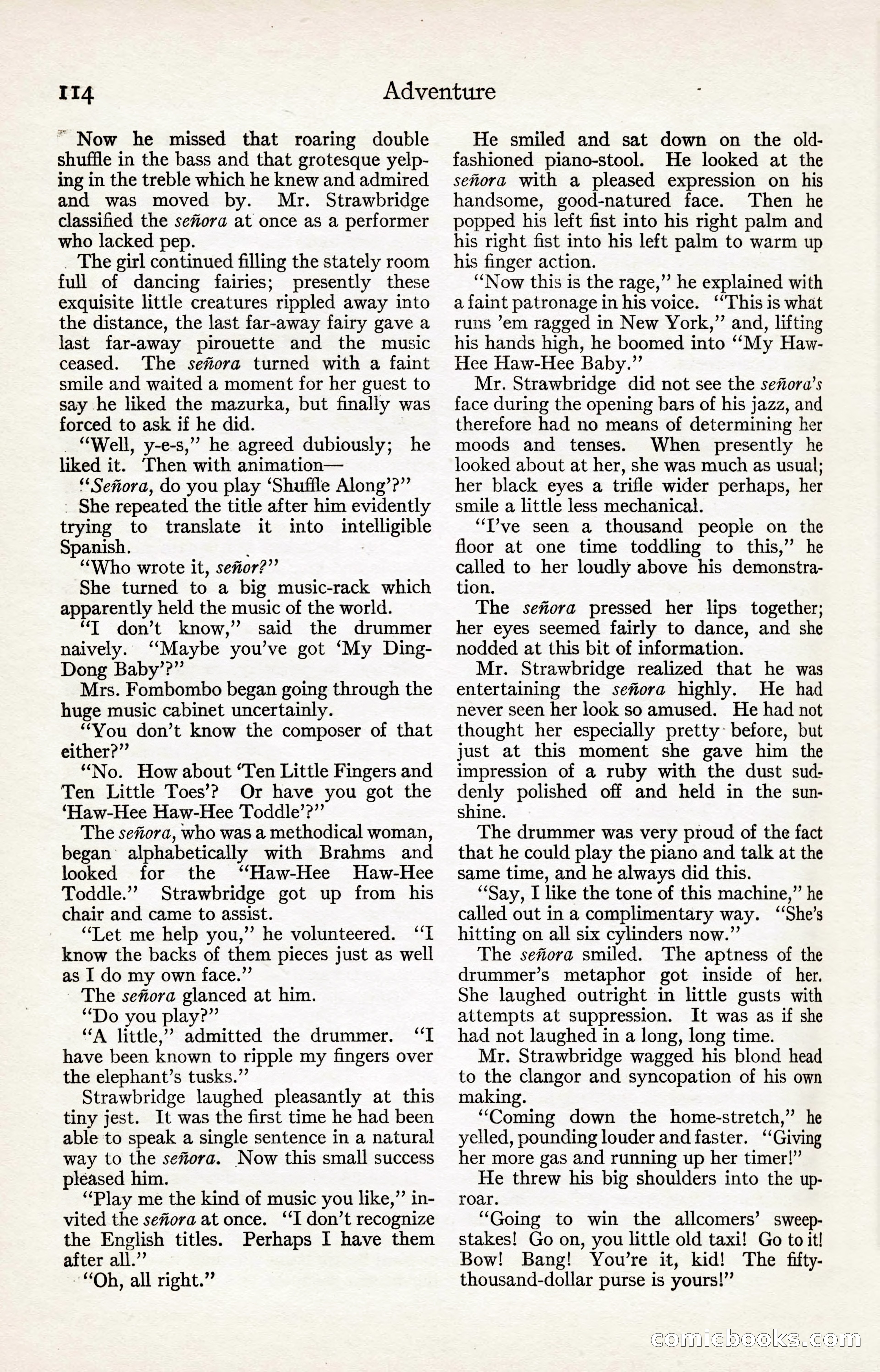 Adventure Magazine, August 30, 1923 — page 124 of 204
