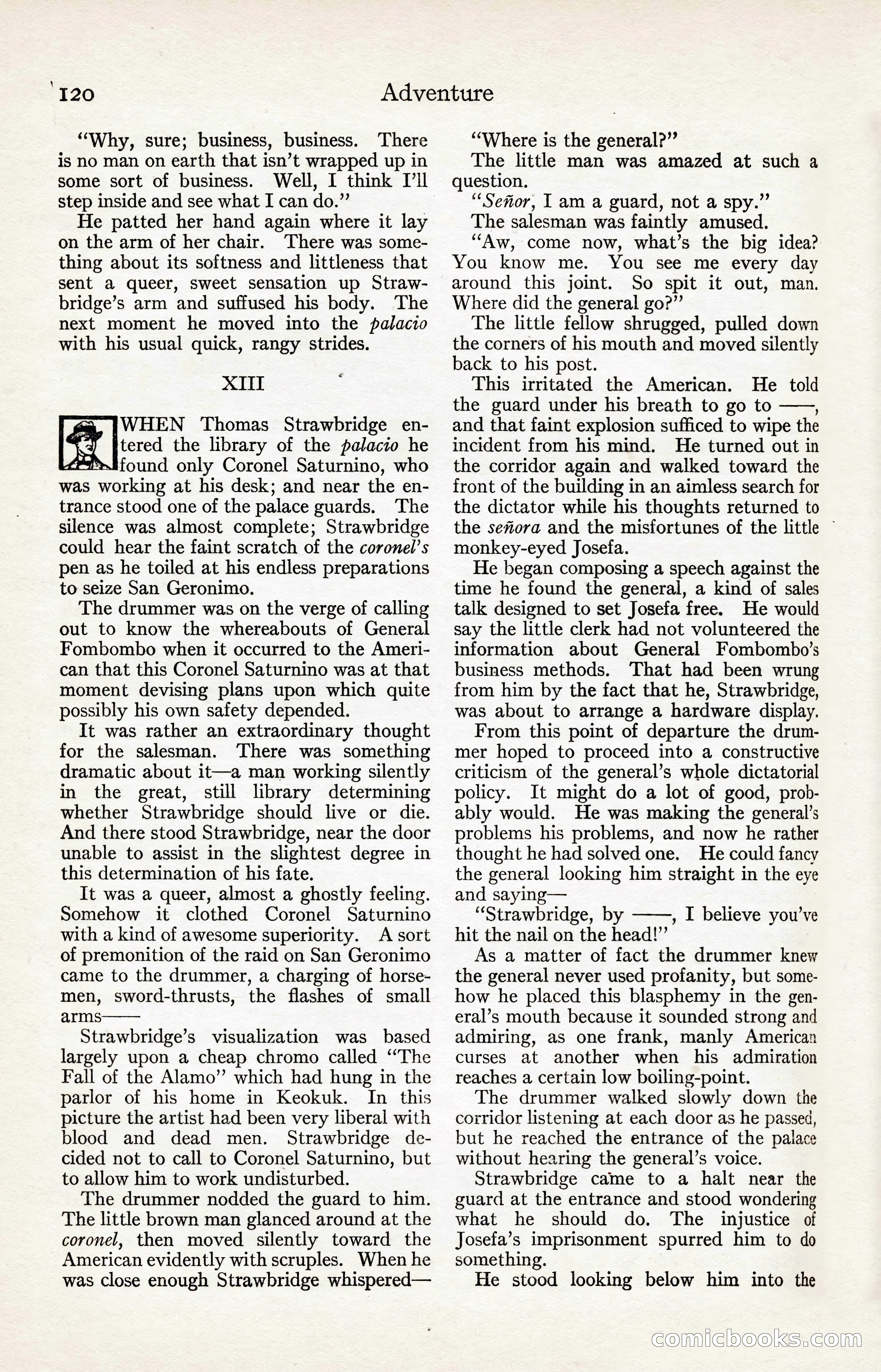 Adventure Magazine, August 30, 1923 — page 130 of 204