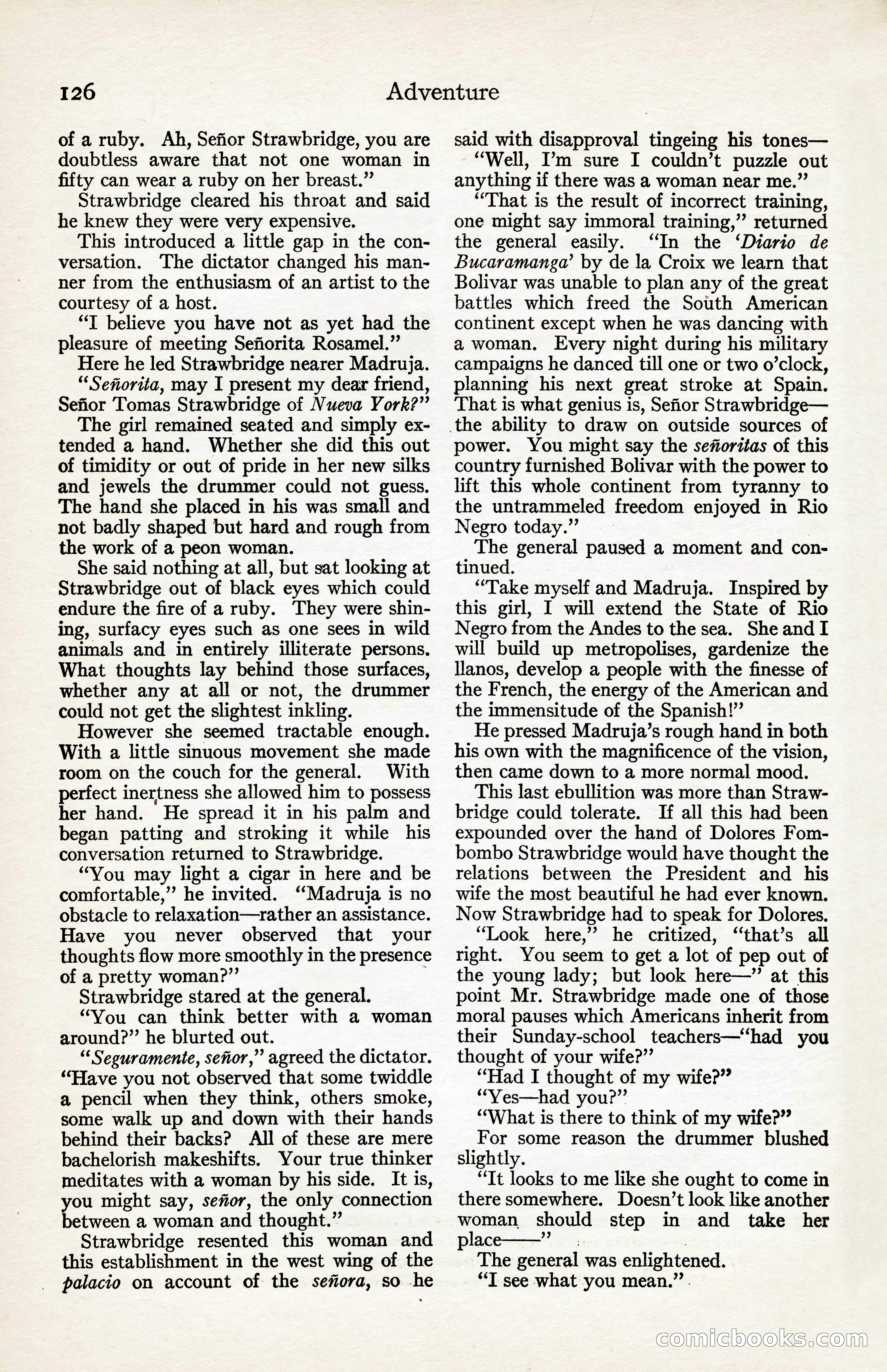 Adventure Magazine, August 30, 1923 — page 136 of 204