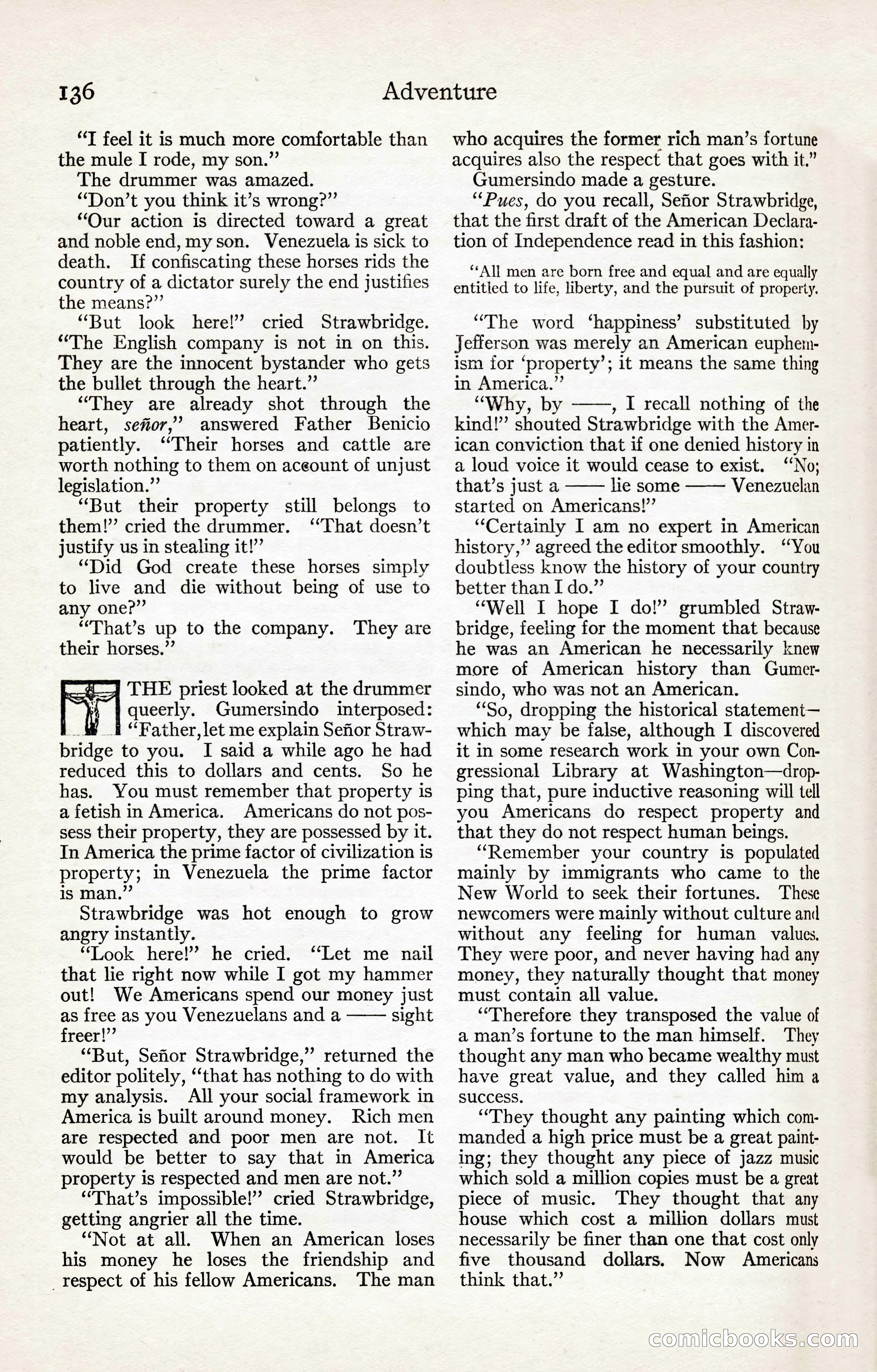 Adventure Magazine, August 30, 1923 — page 146 of 204