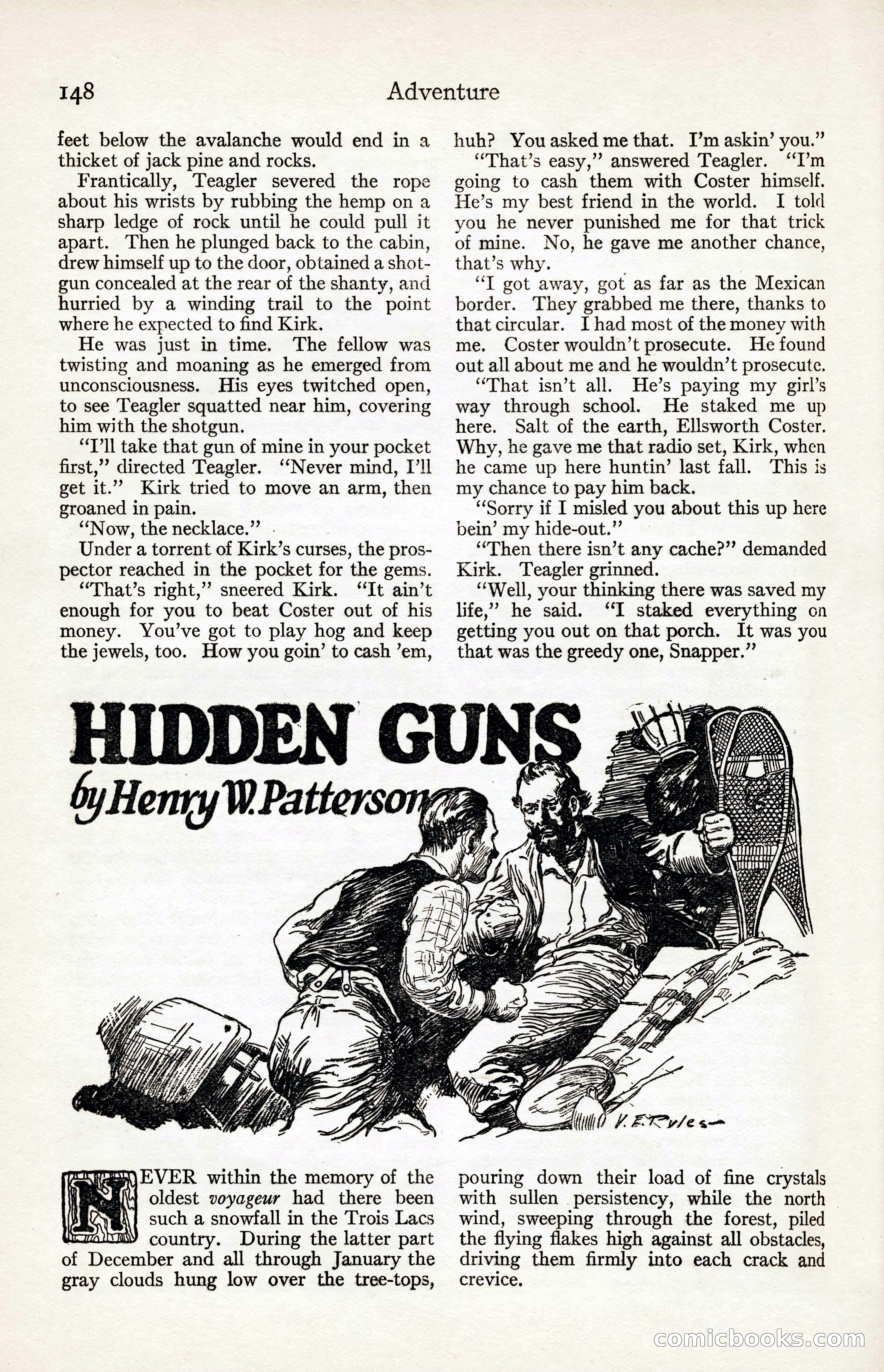 Adventure Magazine, August 30, 1923 — page 158 of 204