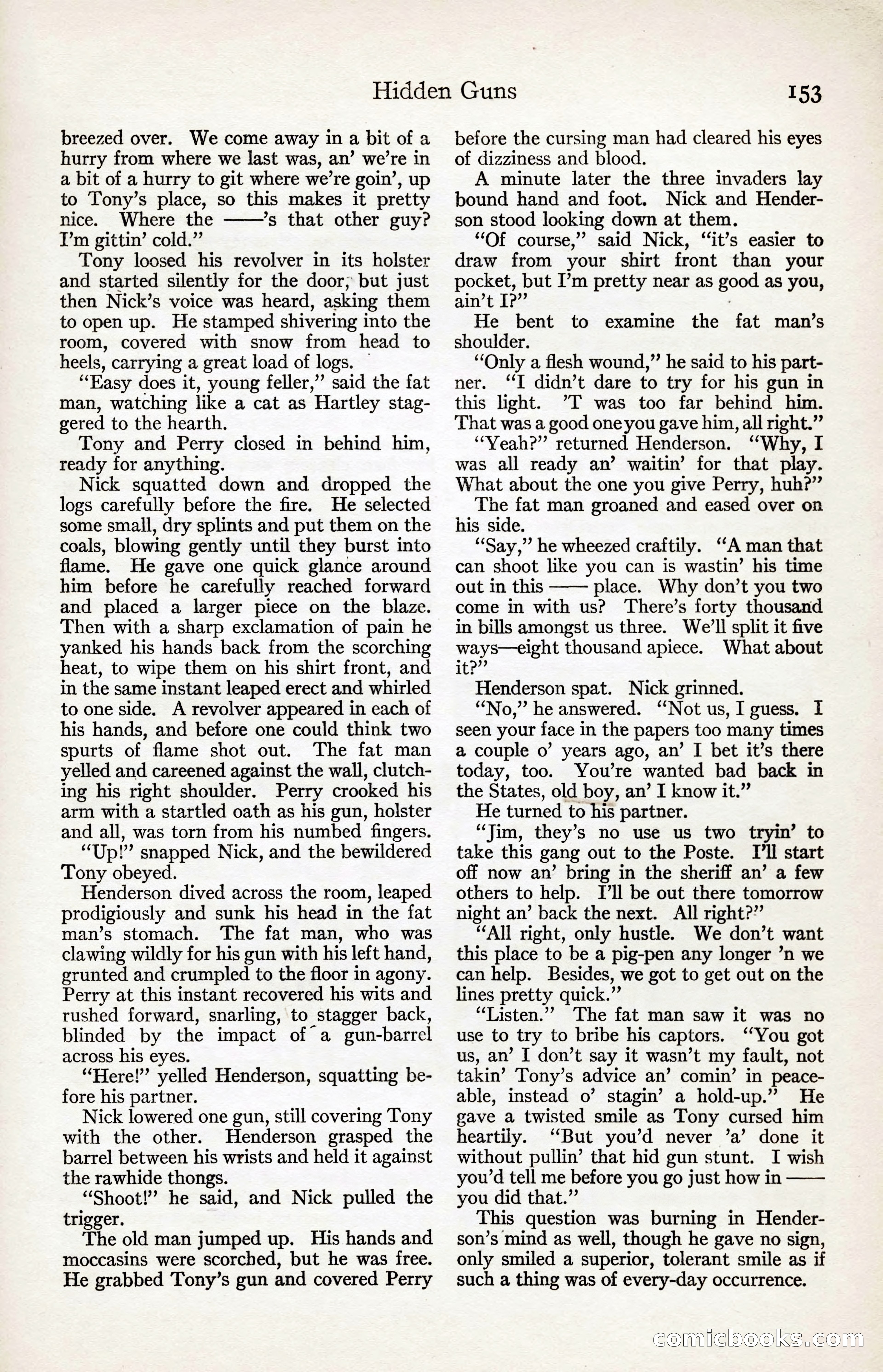Adventure Magazine, August 30, 1923 — page 163 of 204