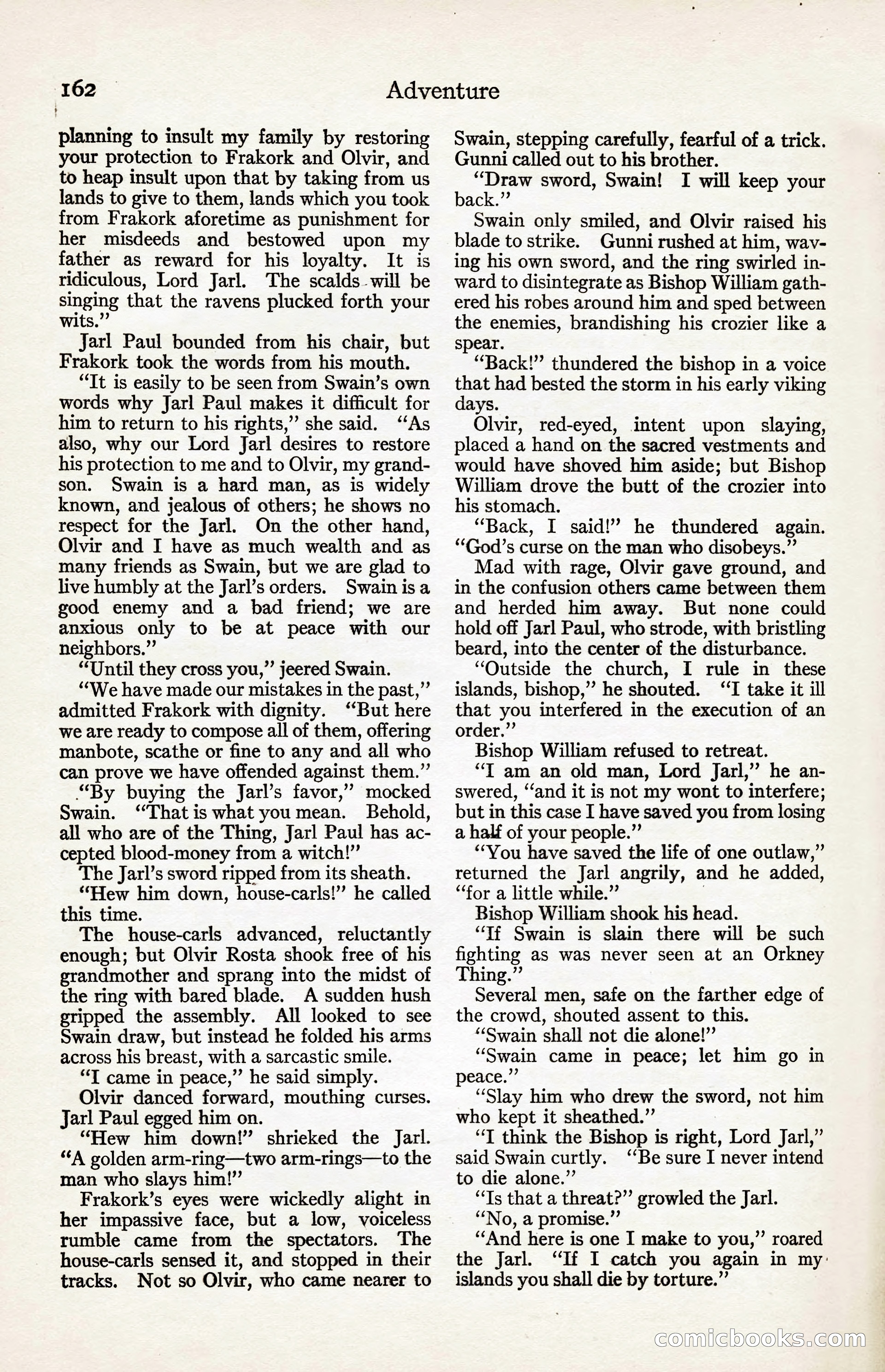 Adventure Magazine, August 30, 1923 — page 172 of 204