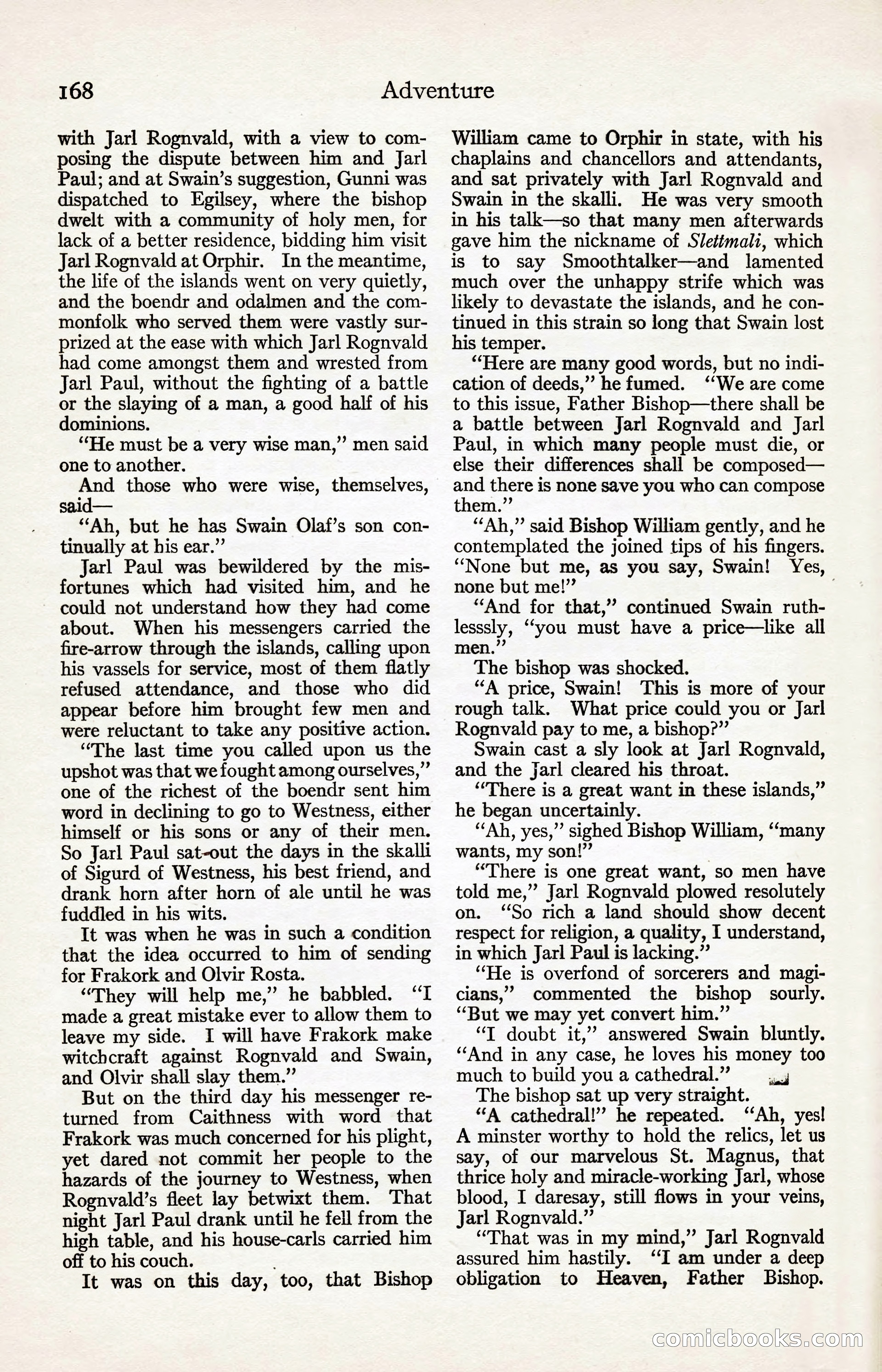 Adventure Magazine, August 30, 1923 — page 178 of 204
