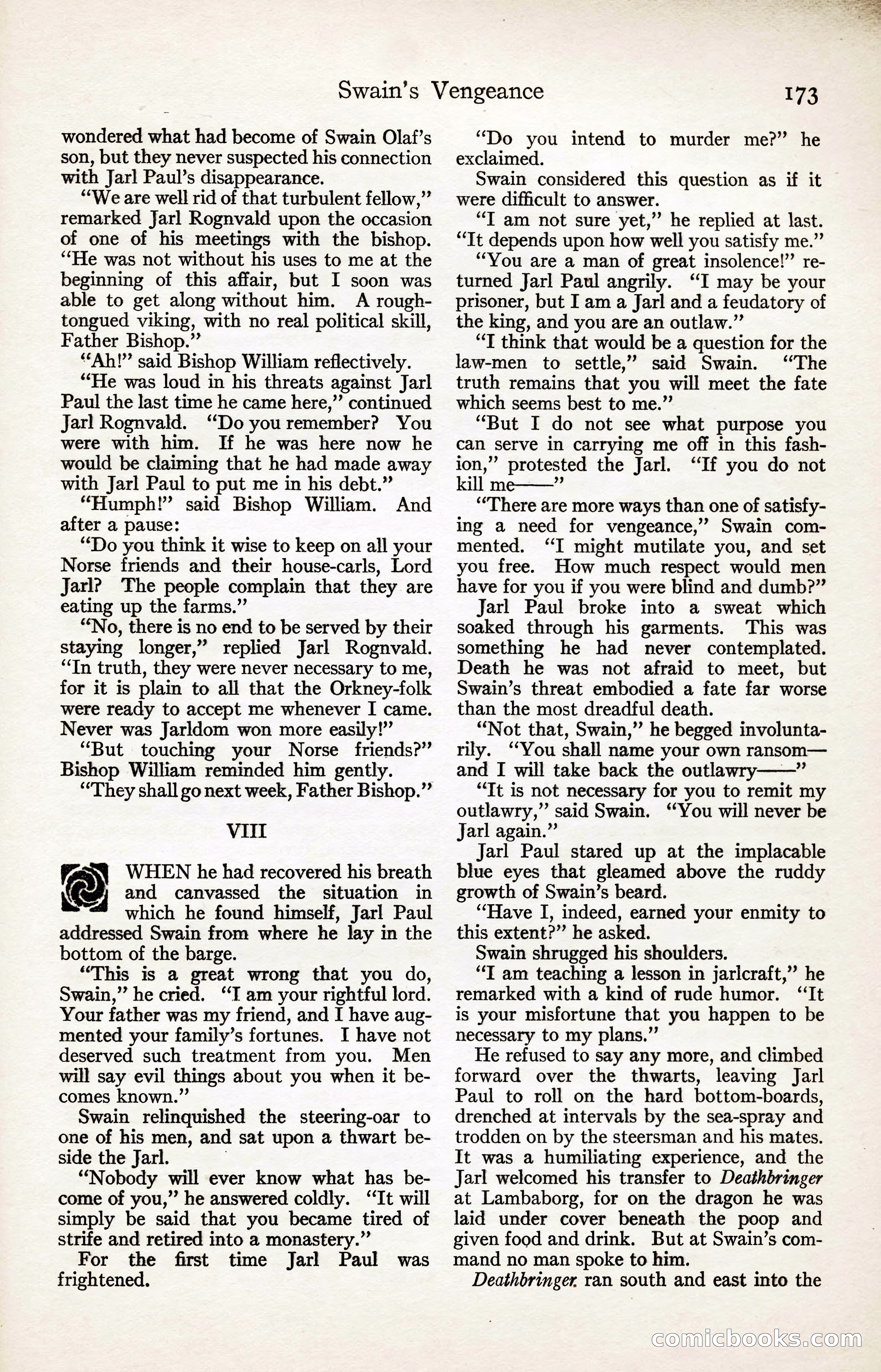 Adventure Magazine, August 30, 1923 — page 183 of 204