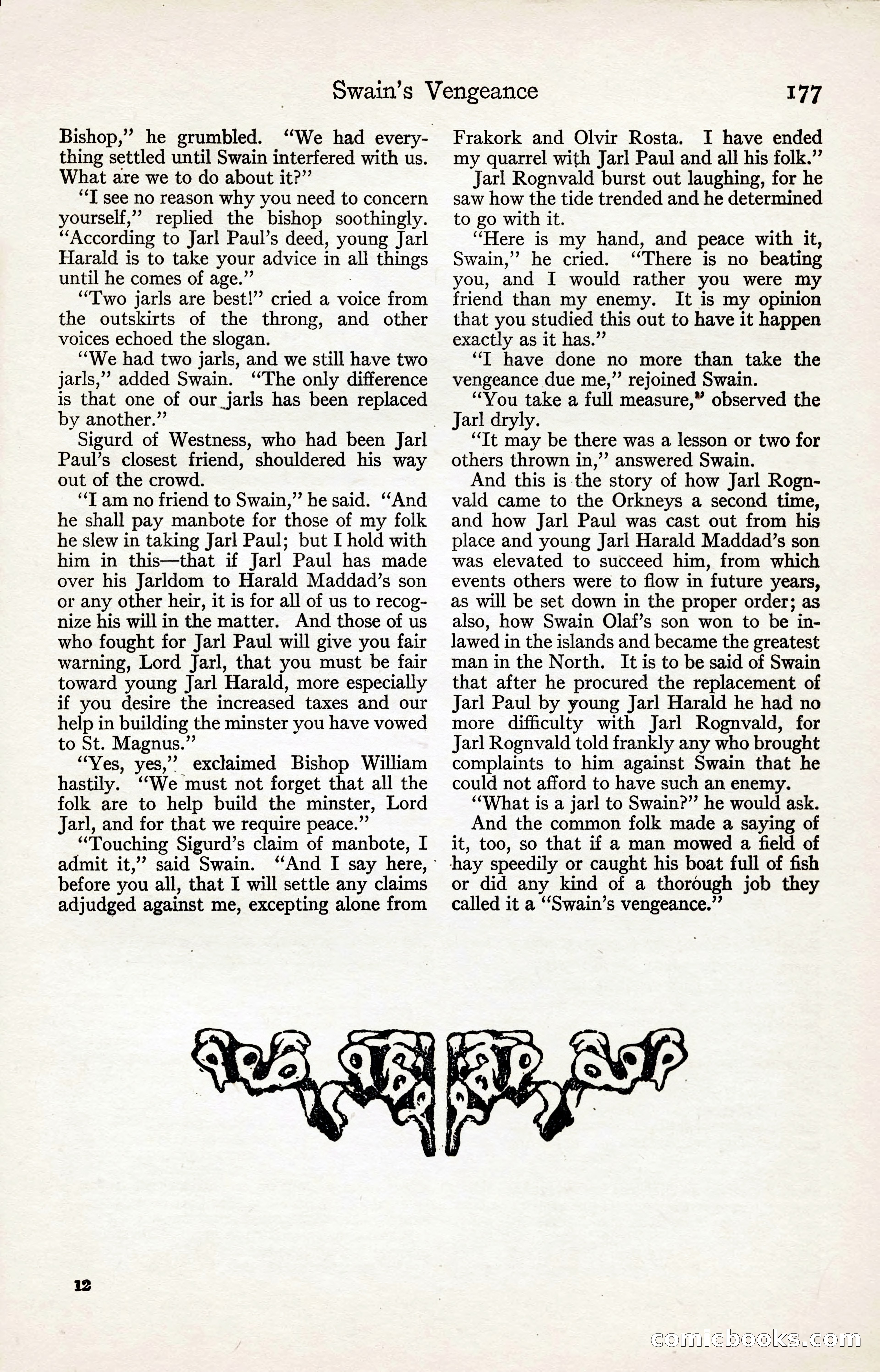 Adventure Magazine, August 30, 1923 — page 187 of 204