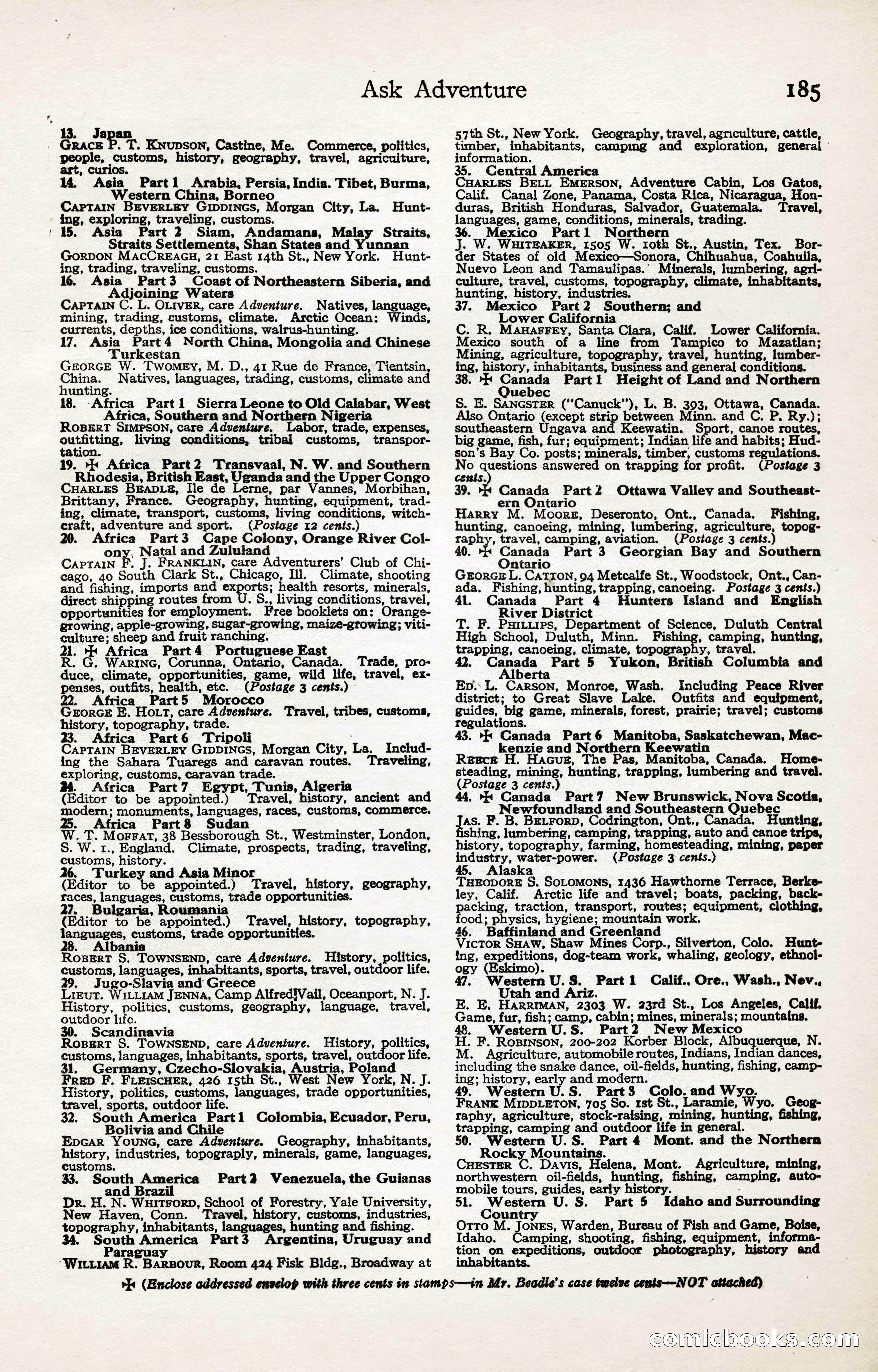 Adventure Magazine, August 30, 1923 — page 195 of 204