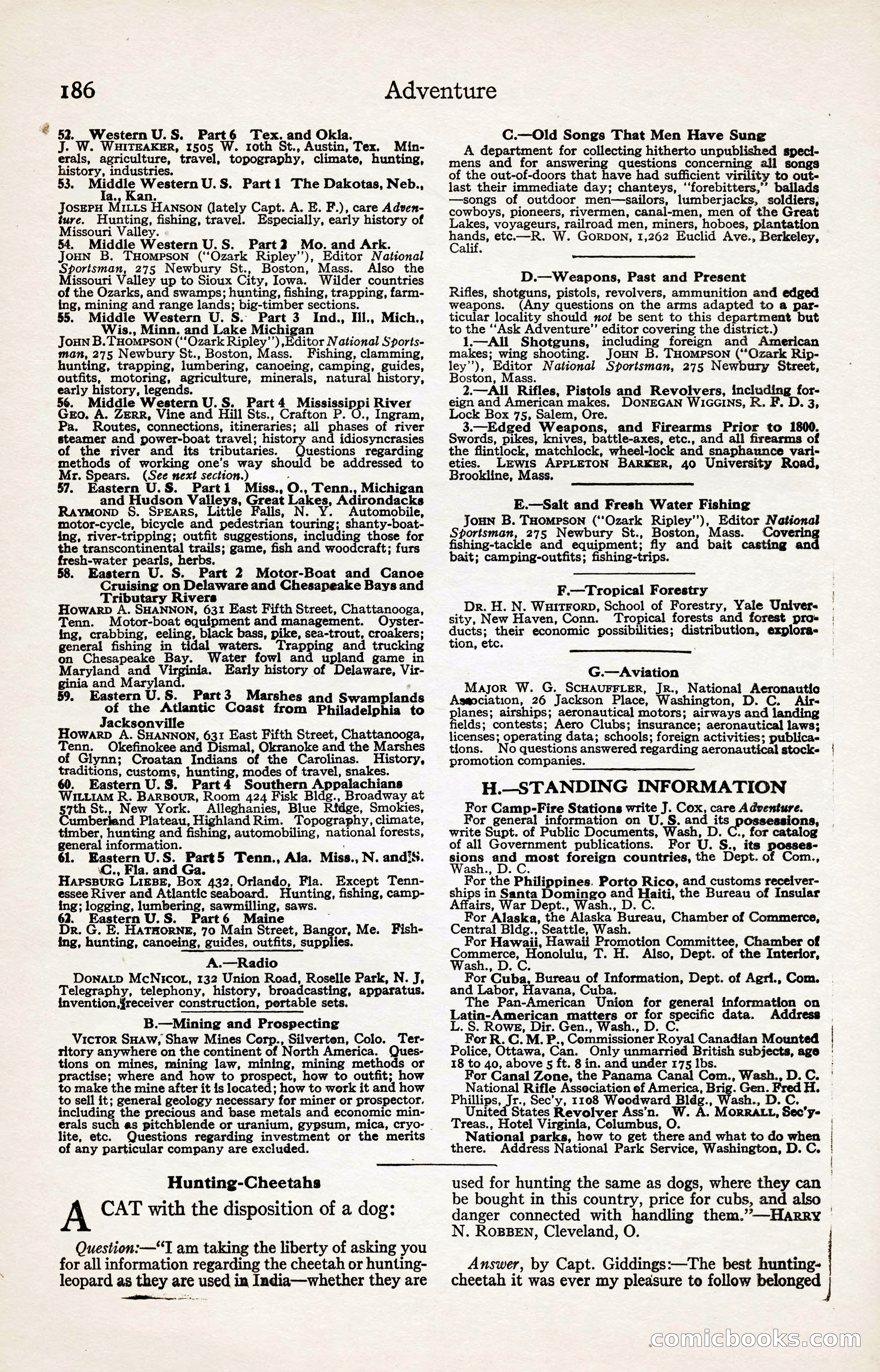 Adventure Magazine, August 30, 1923 — page 196 of 204