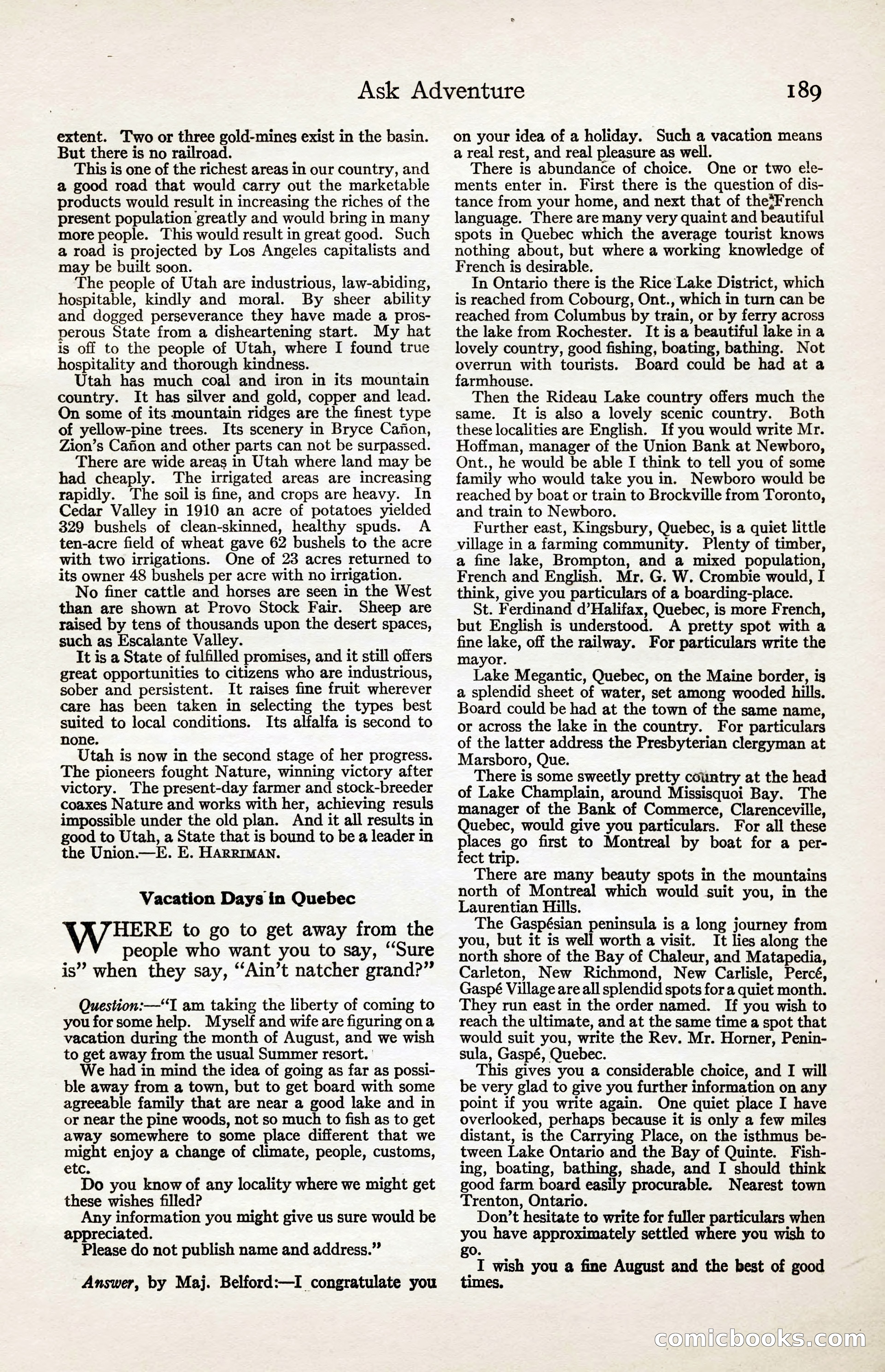 Adventure Magazine, August 30, 1923 — page 199 of 204