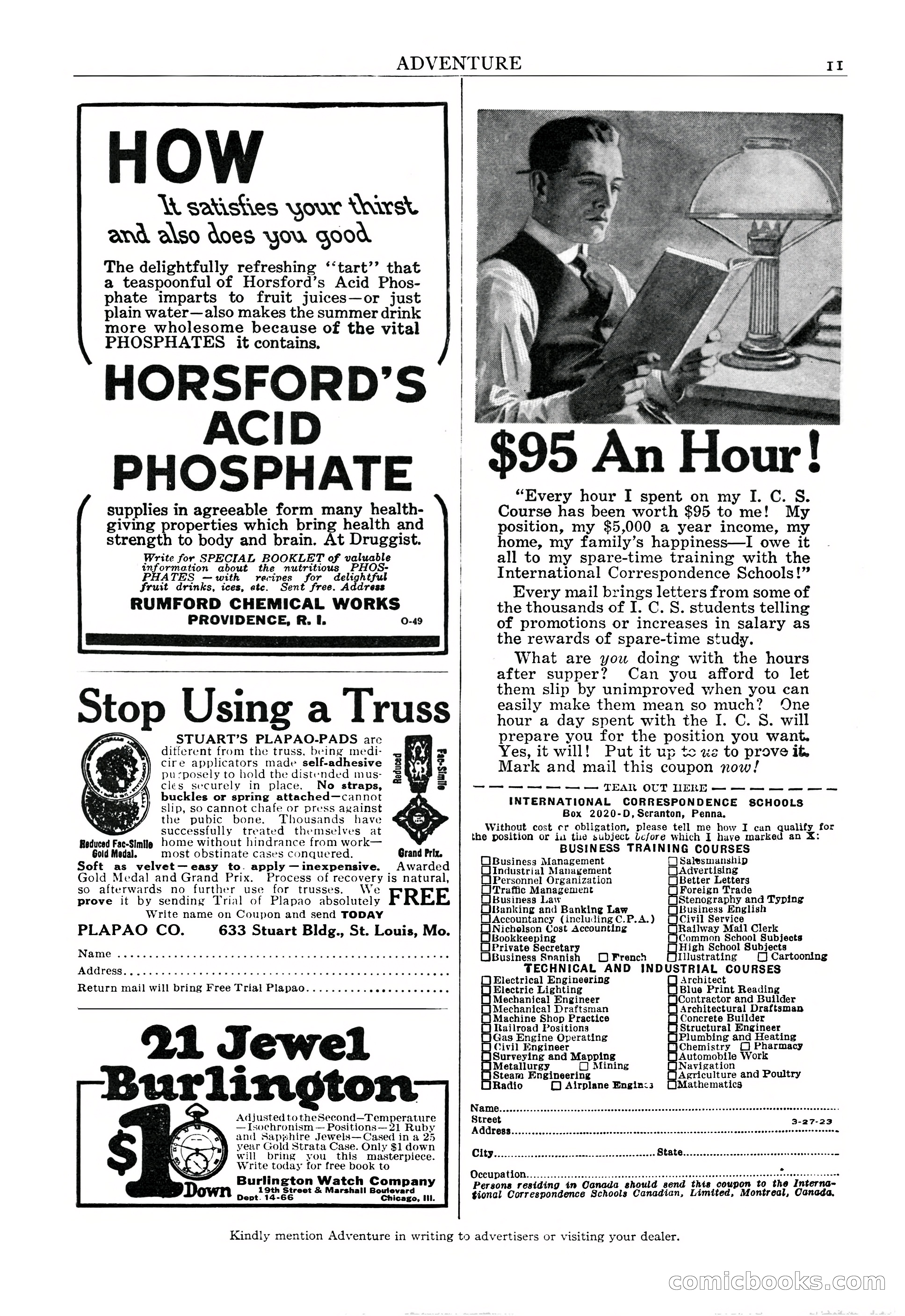 Adventure Magazine, September 20, 1923 — page 13 of 208