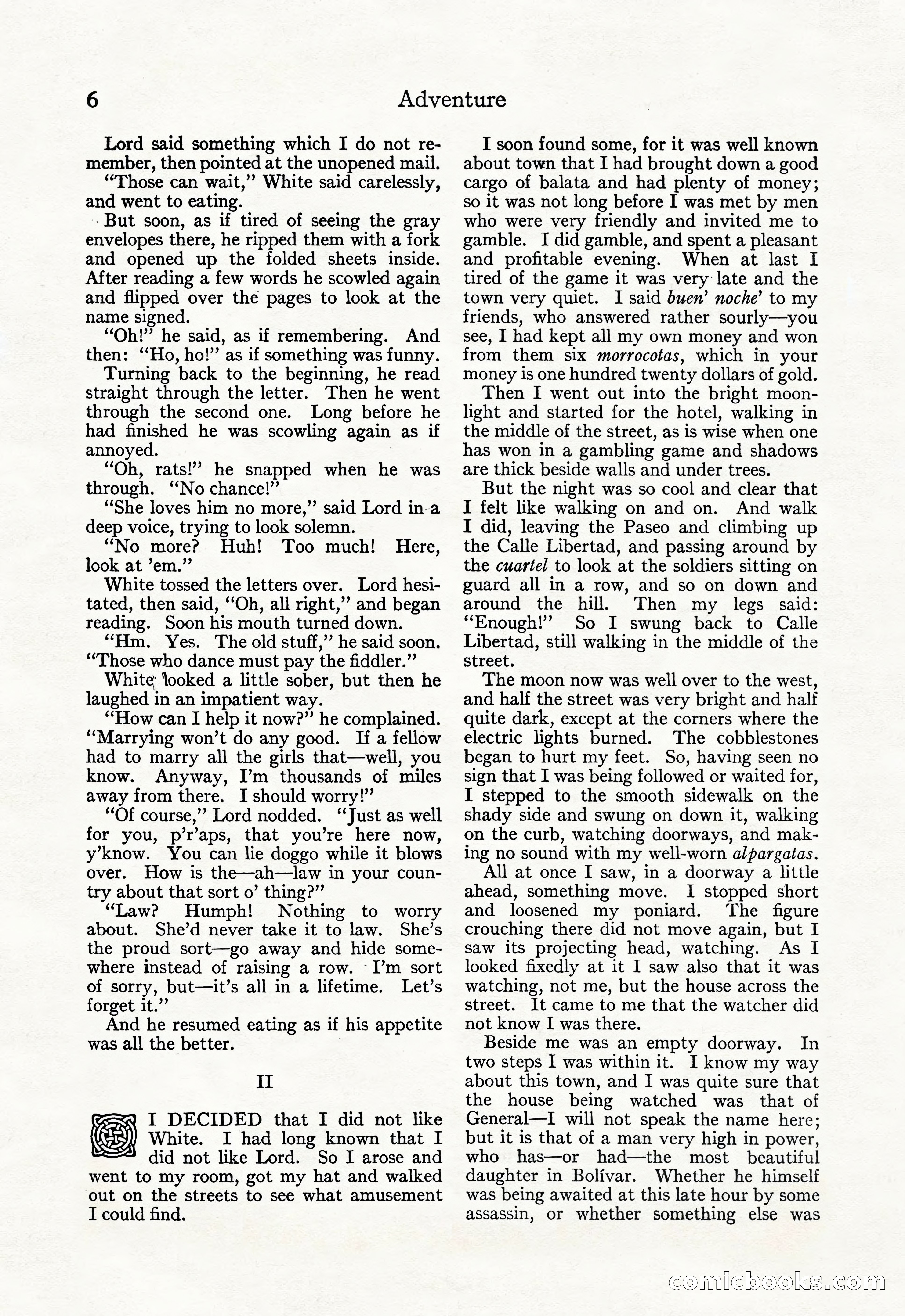 Adventure Magazine, September 20, 1923 — page 20 of 208