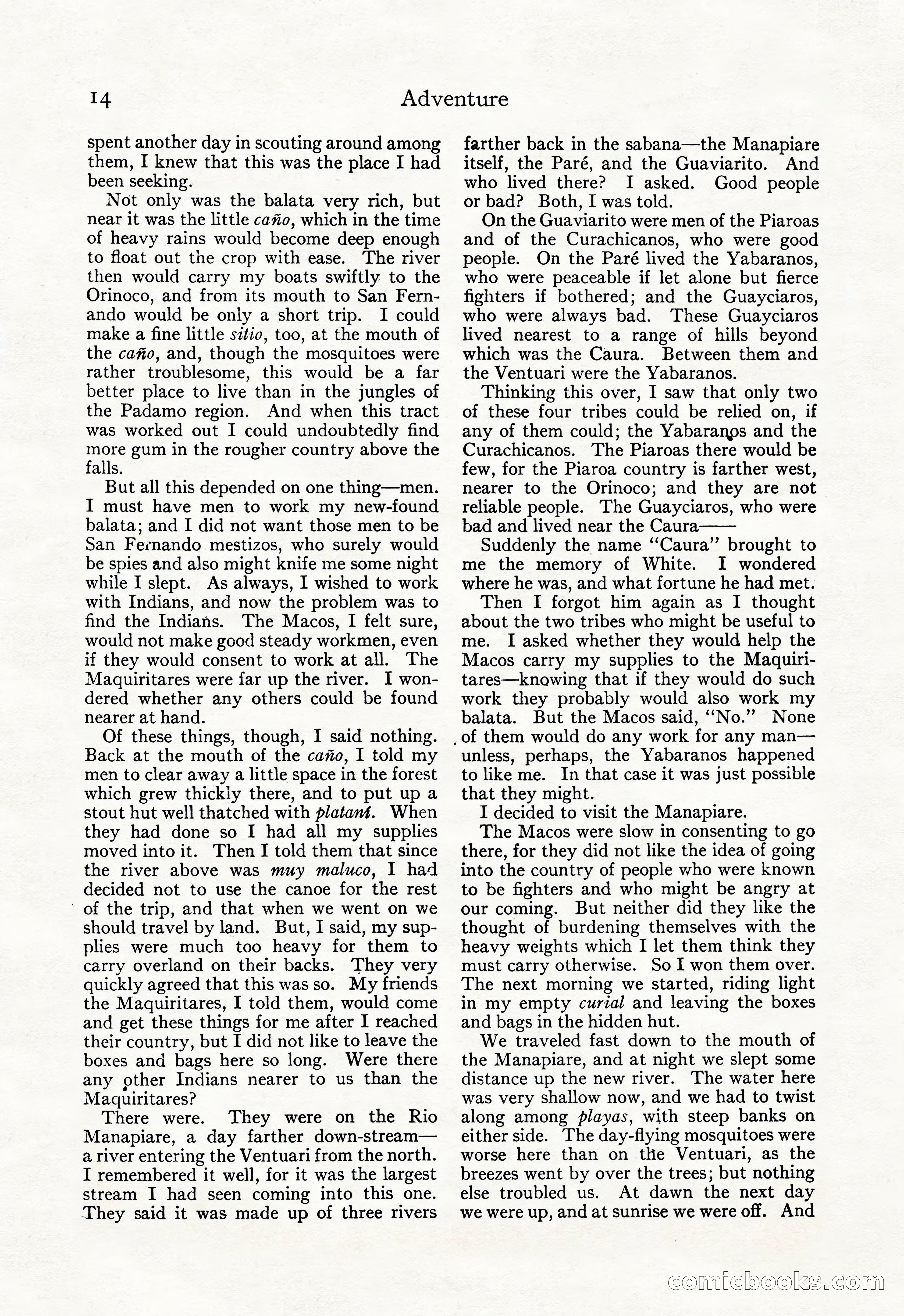 Adventure Magazine, September 20, 1923 — page 28 of 208
