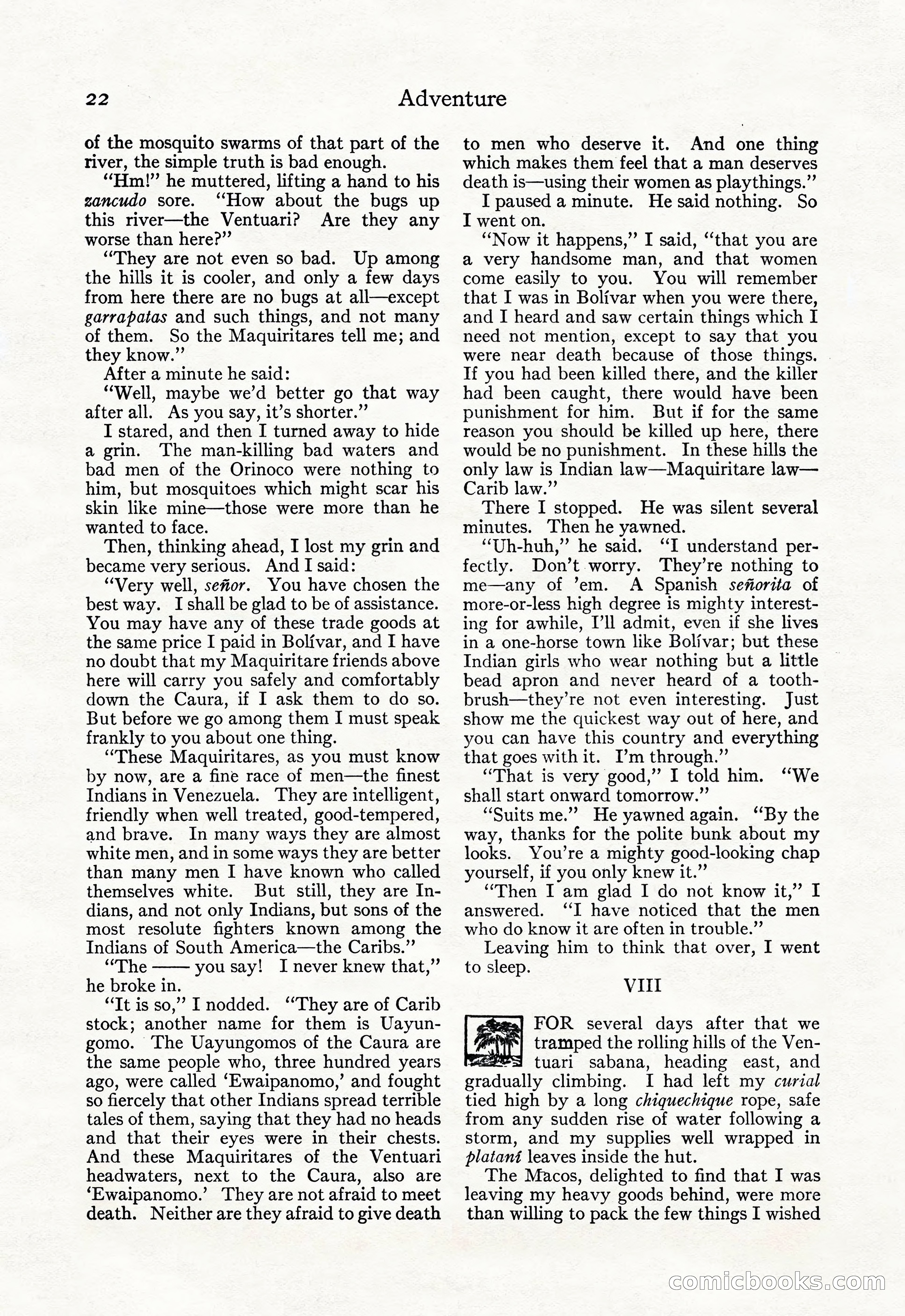Adventure Magazine, September 20, 1923 — page 36 of 208