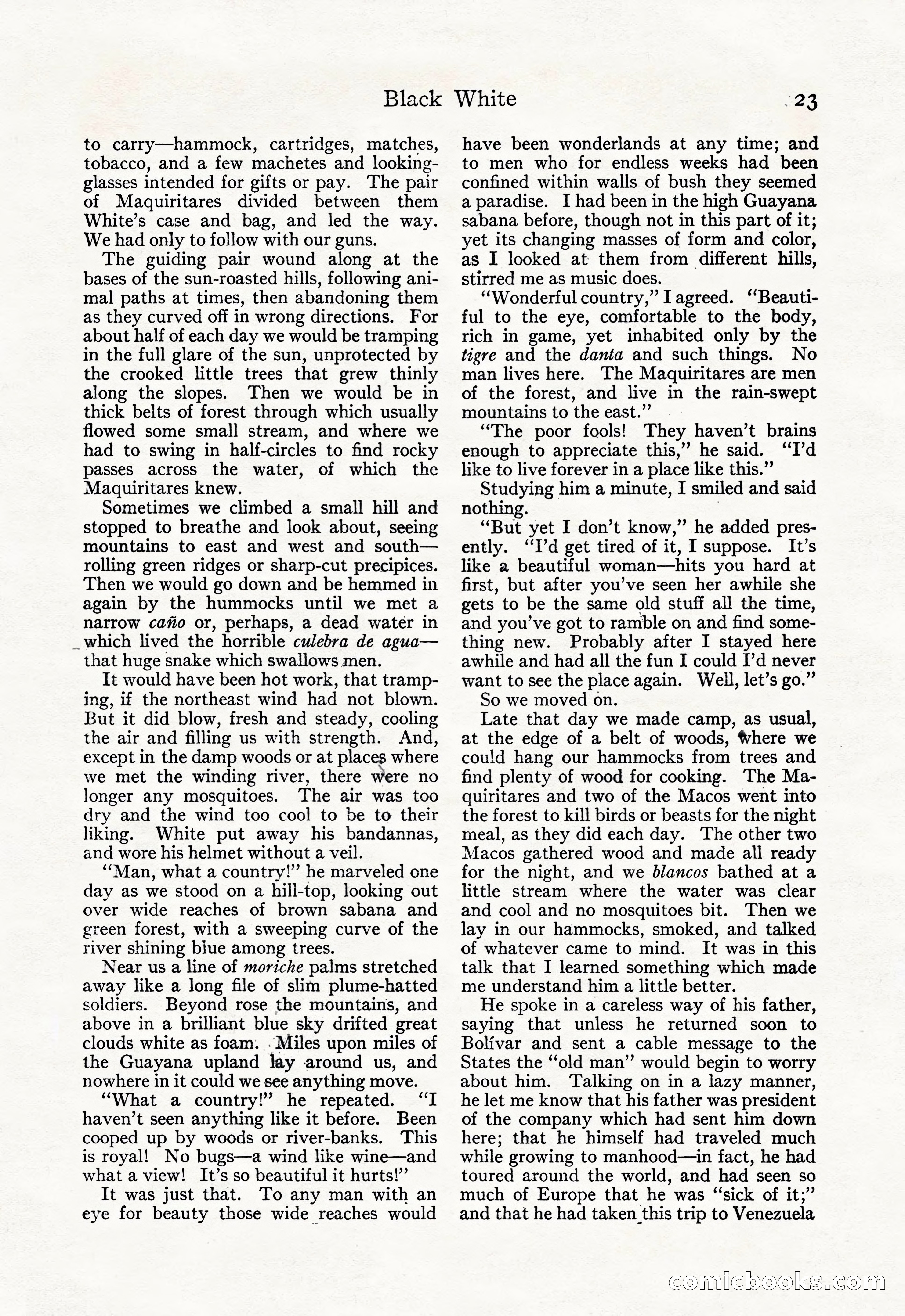 Adventure Magazine, September 20, 1923 — page 37 of 208