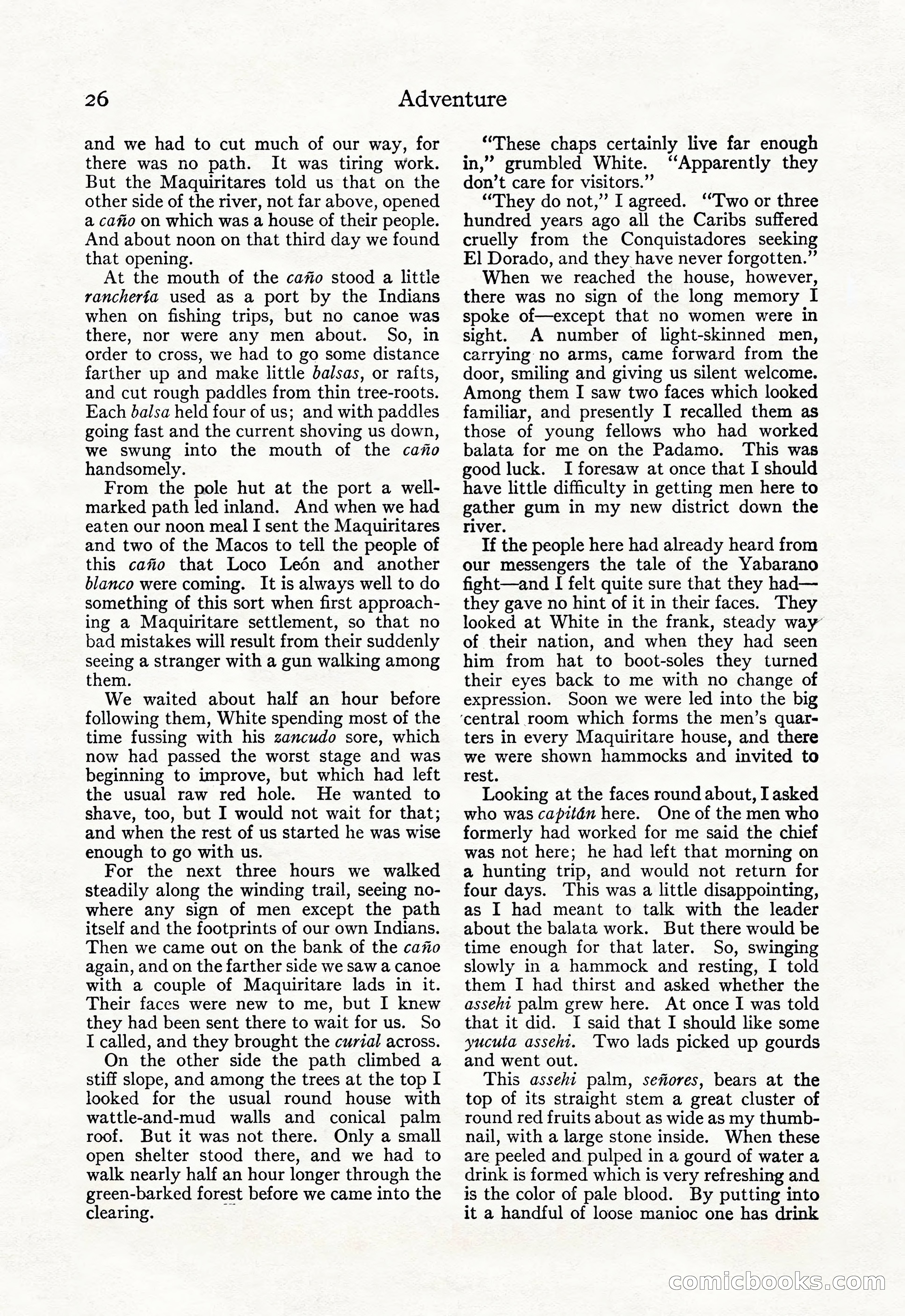 Adventure Magazine, September 20, 1923 — page 40 of 208