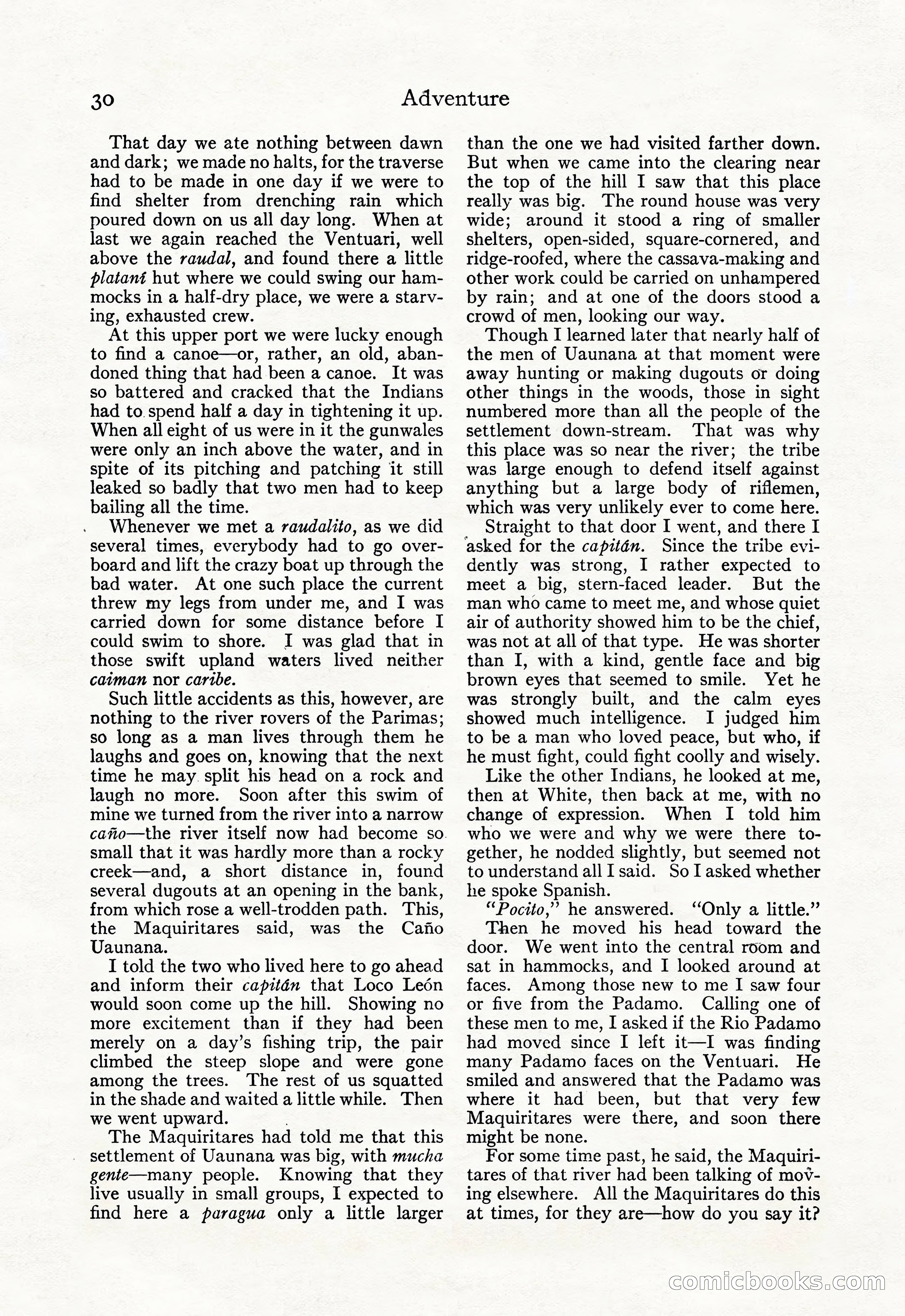 Adventure Magazine, September 20, 1923 — page 44 of 208