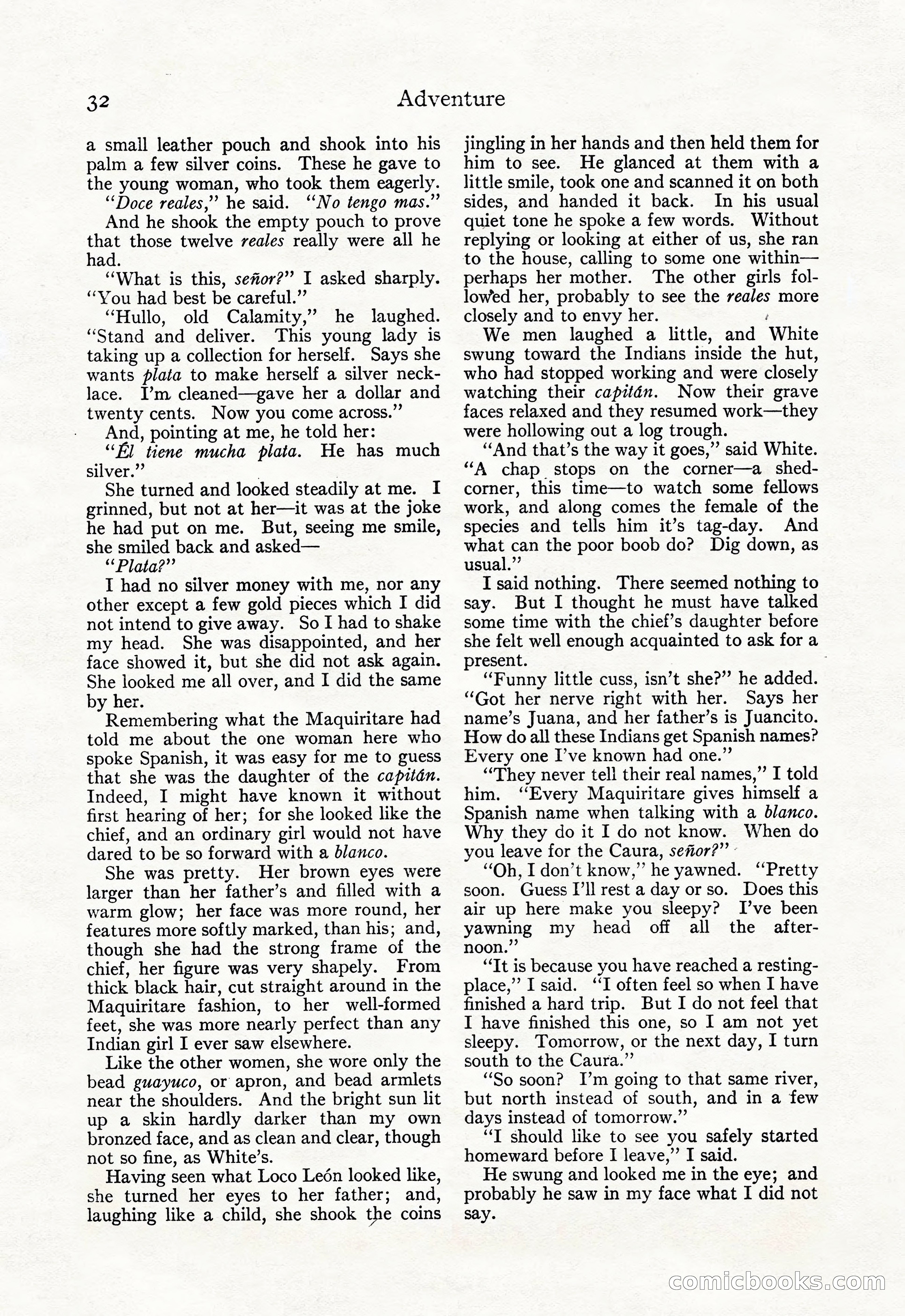Adventure Magazine, September 20, 1923 — page 46 of 208