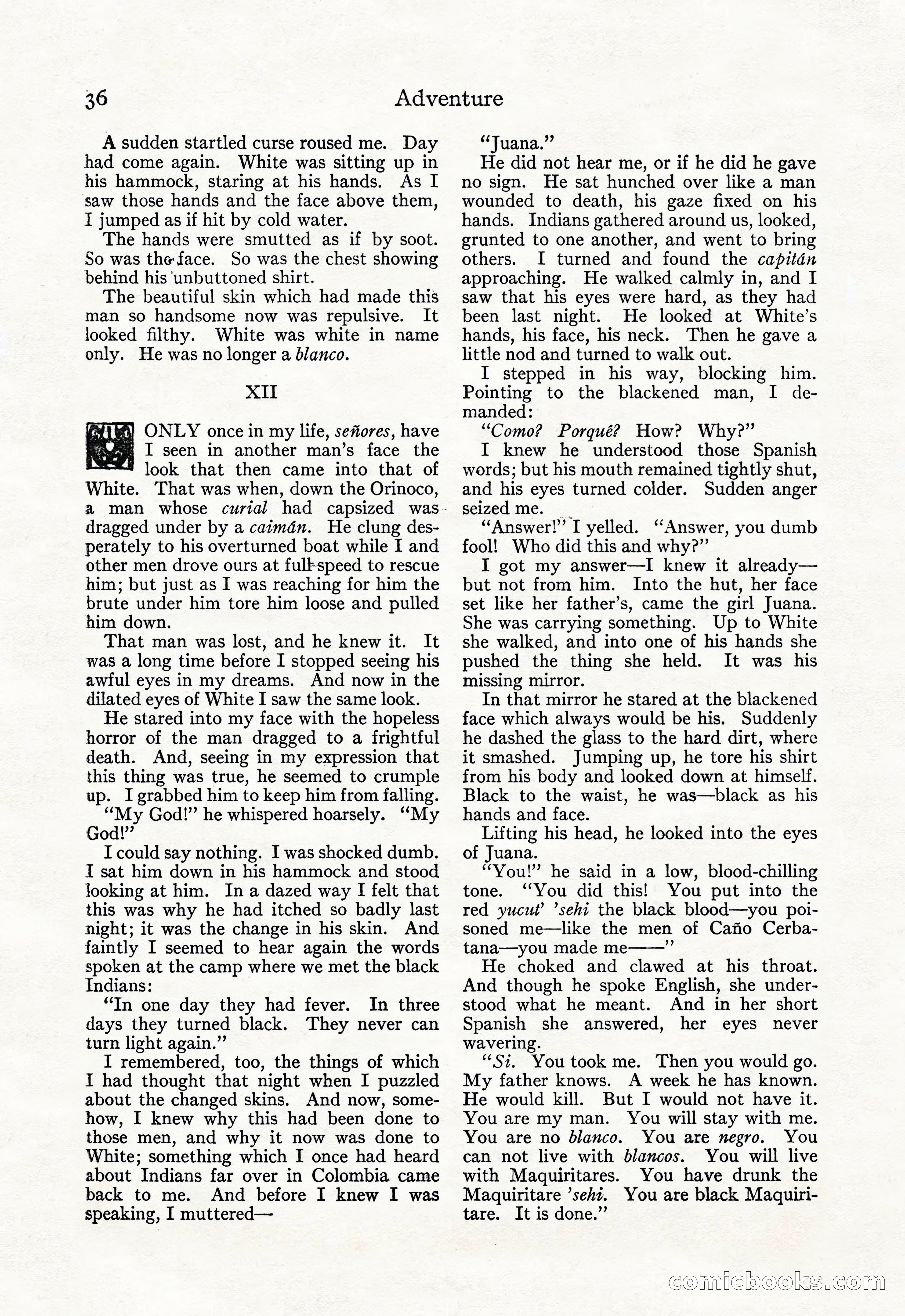 Adventure Magazine, September 20, 1923 — page 50 of 208
