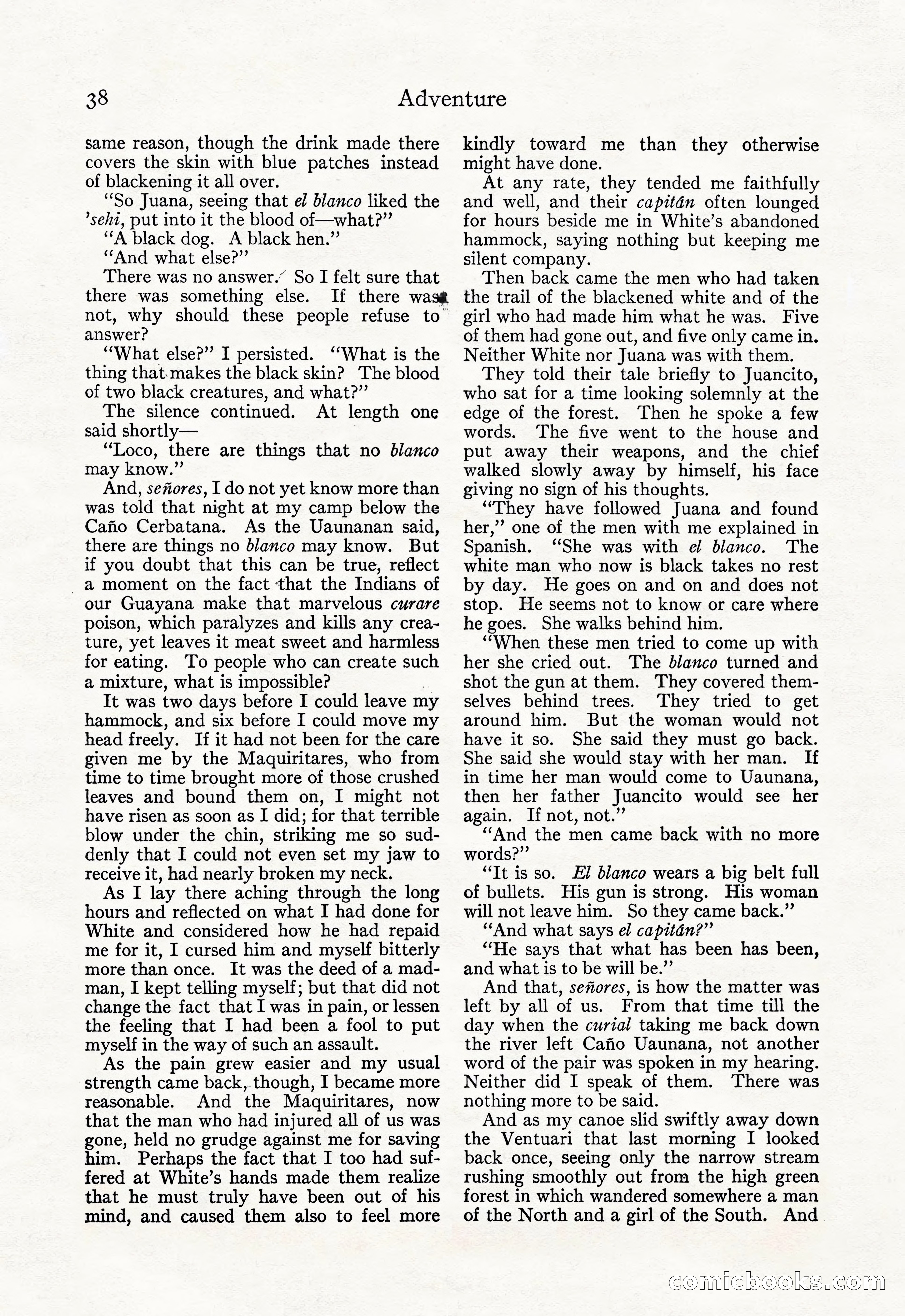 Adventure Magazine, September 20, 1923 — page 52 of 208