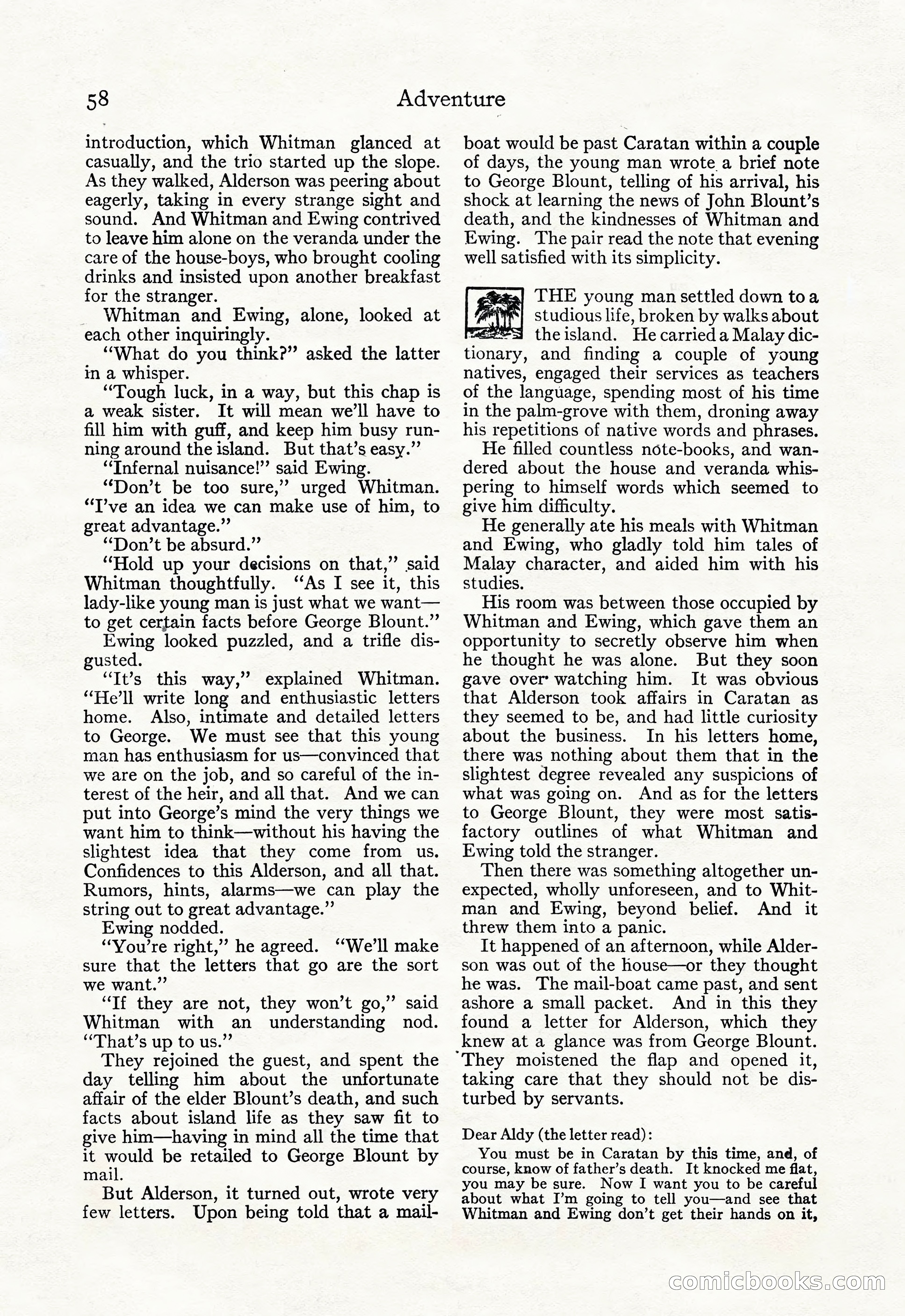 Adventure Magazine, September 20, 1923 — page 72 of 208