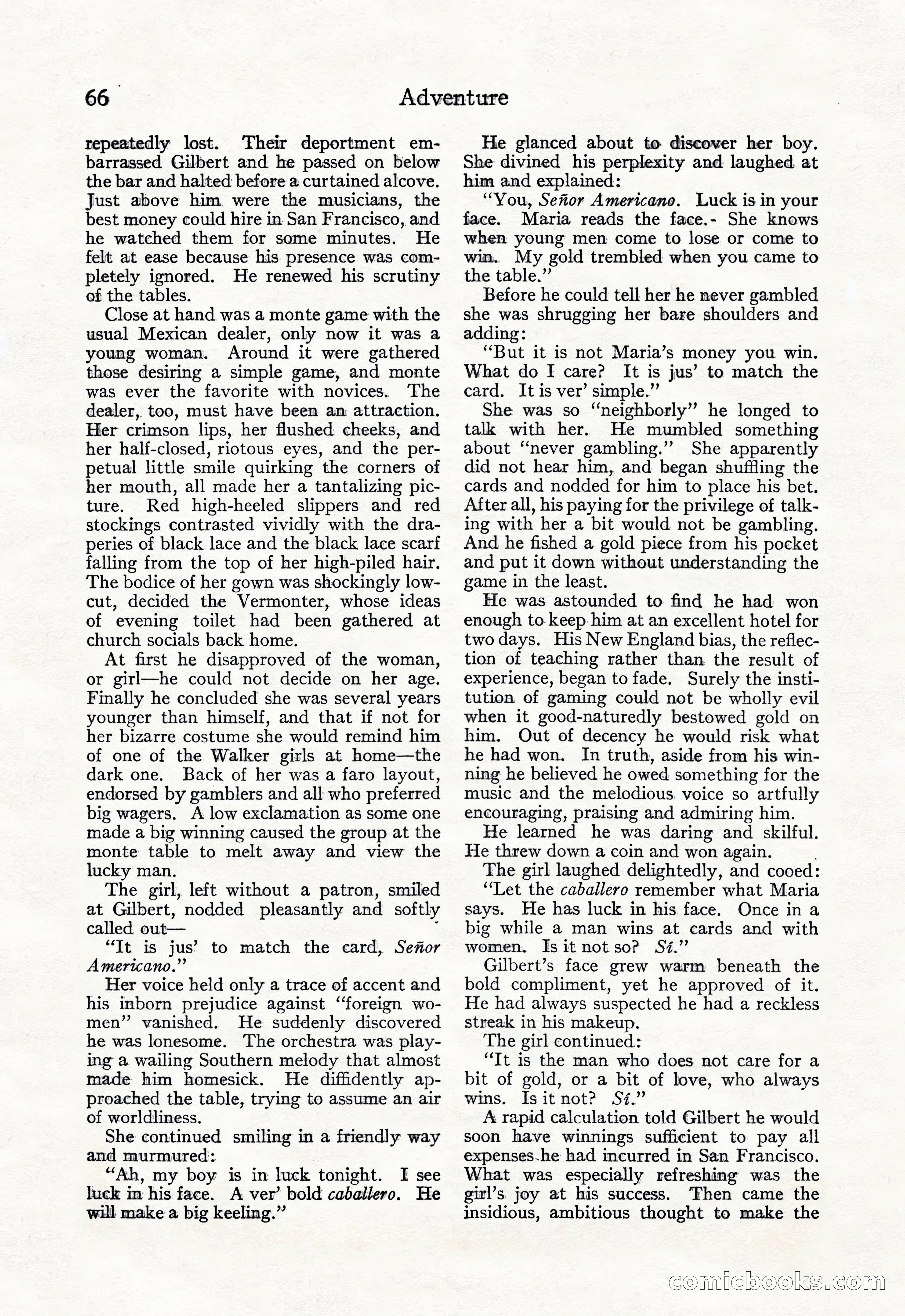 Adventure Magazine, September 20, 1923 — page 80 of 208