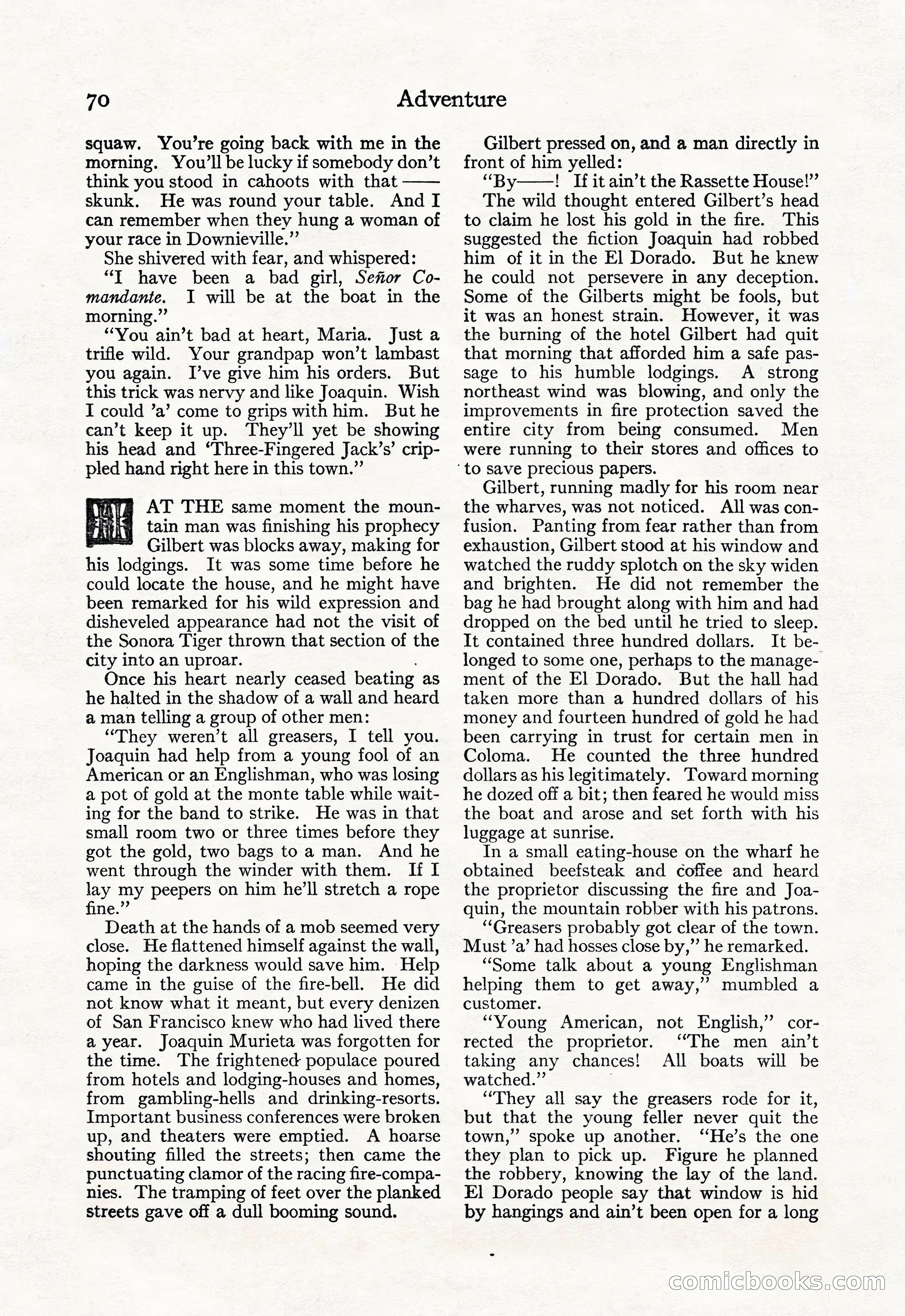 Adventure Magazine, September 20, 1923 — page 84 of 208