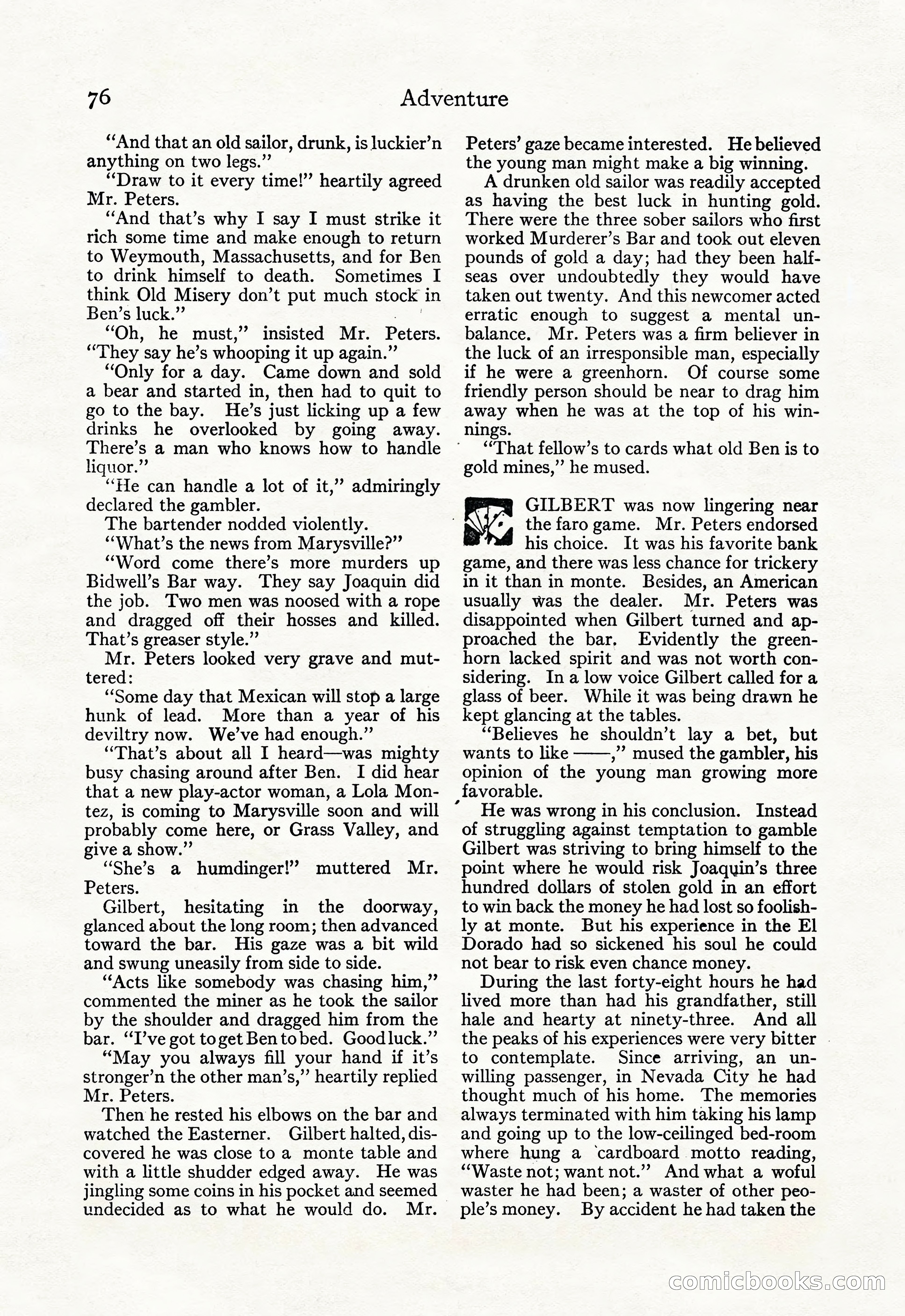 Adventure Magazine, September 20, 1923 — page 90 of 208