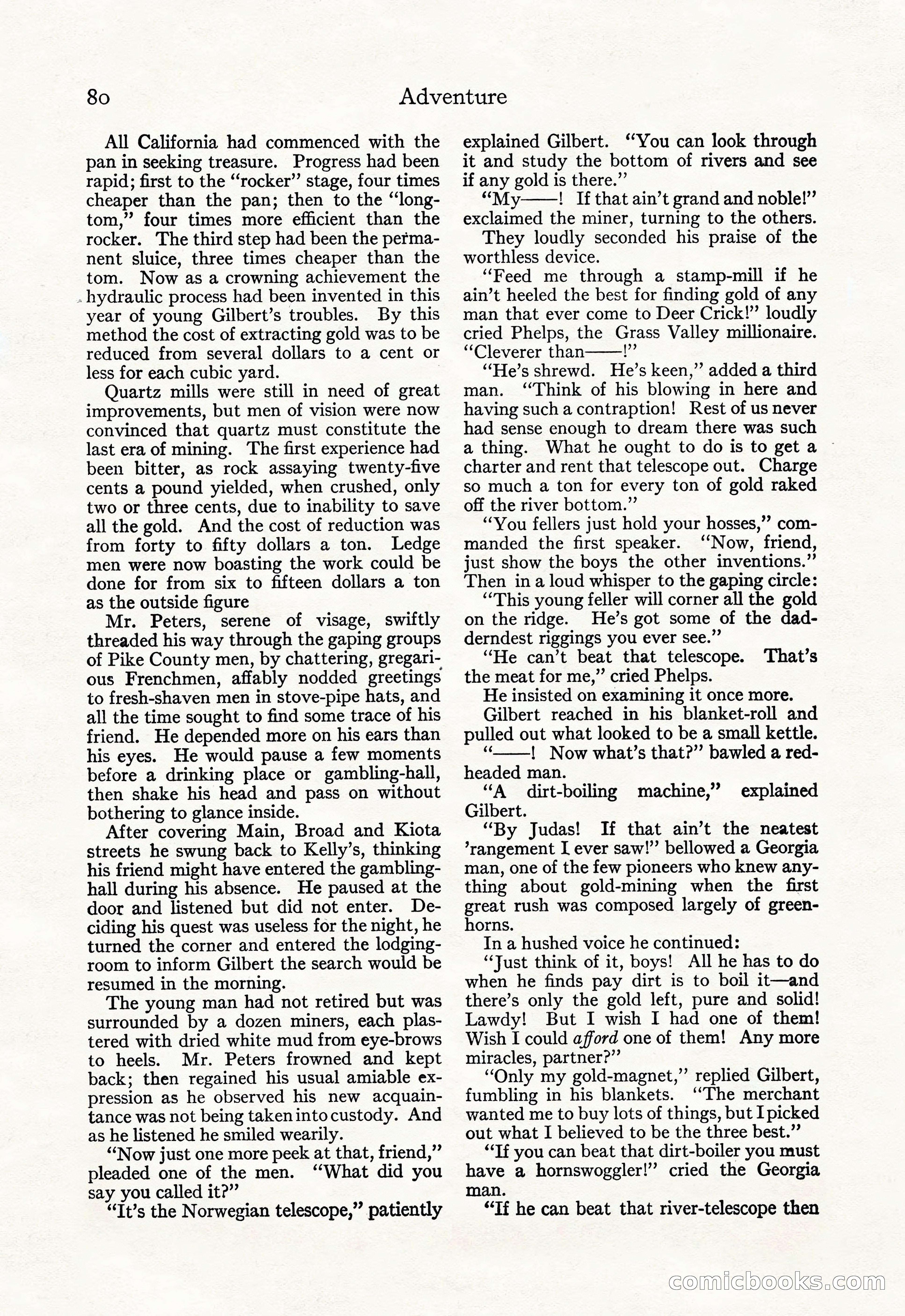 Adventure Magazine, September 20, 1923 — page 94 of 208