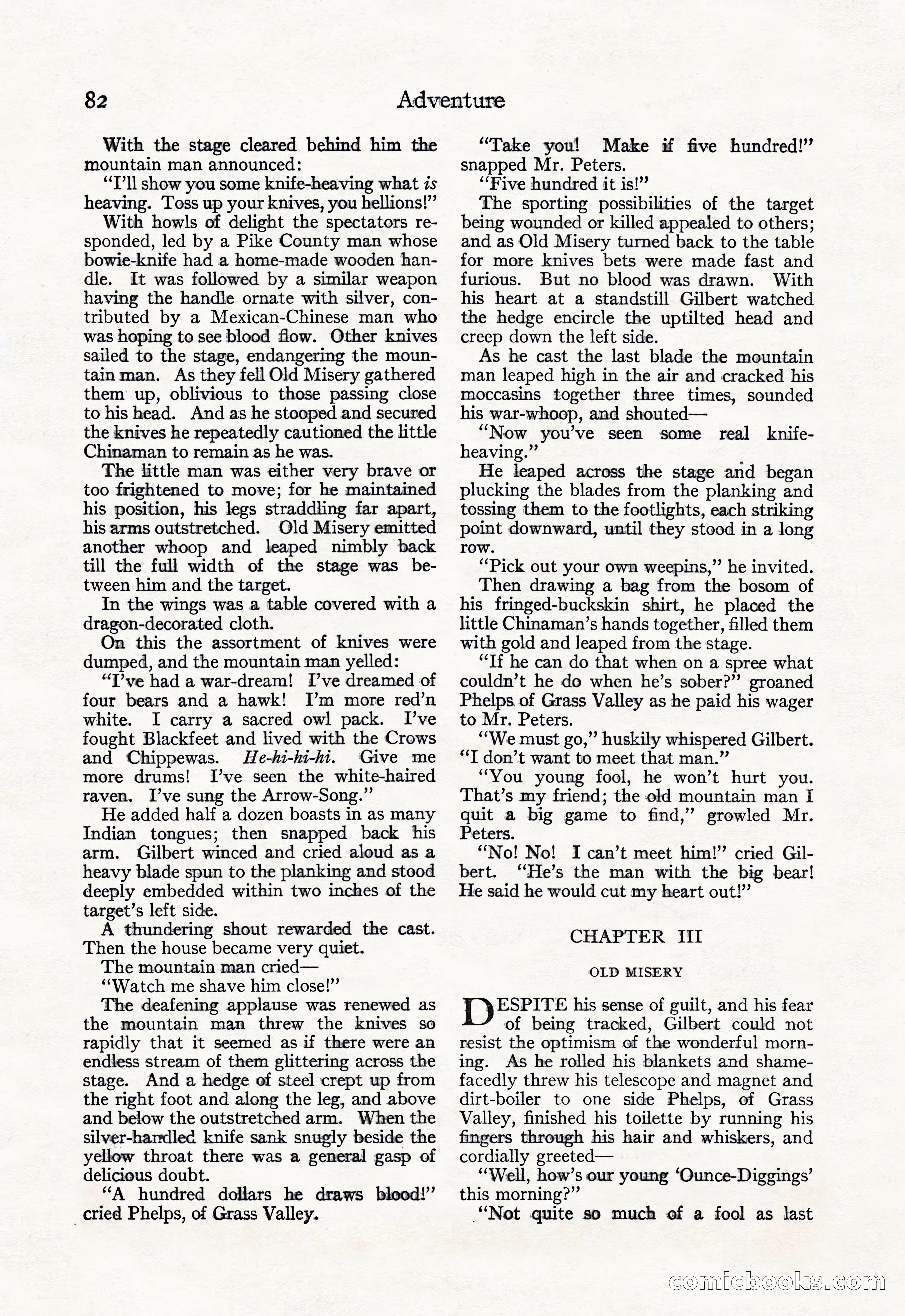 Adventure Magazine, September 20, 1923 — page 96 of 208