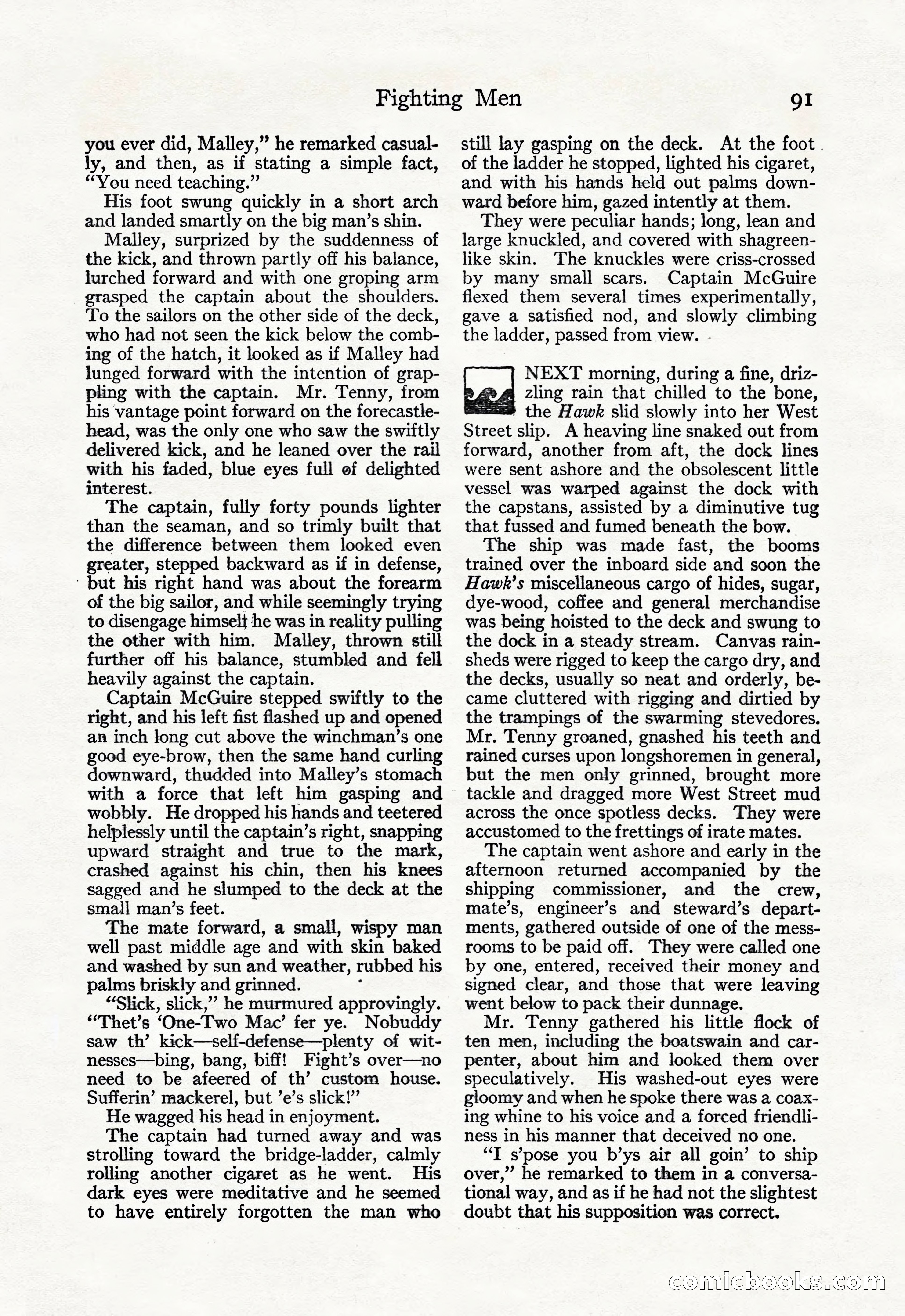 Adventure Magazine, September 20, 1923 — page 105 of 208