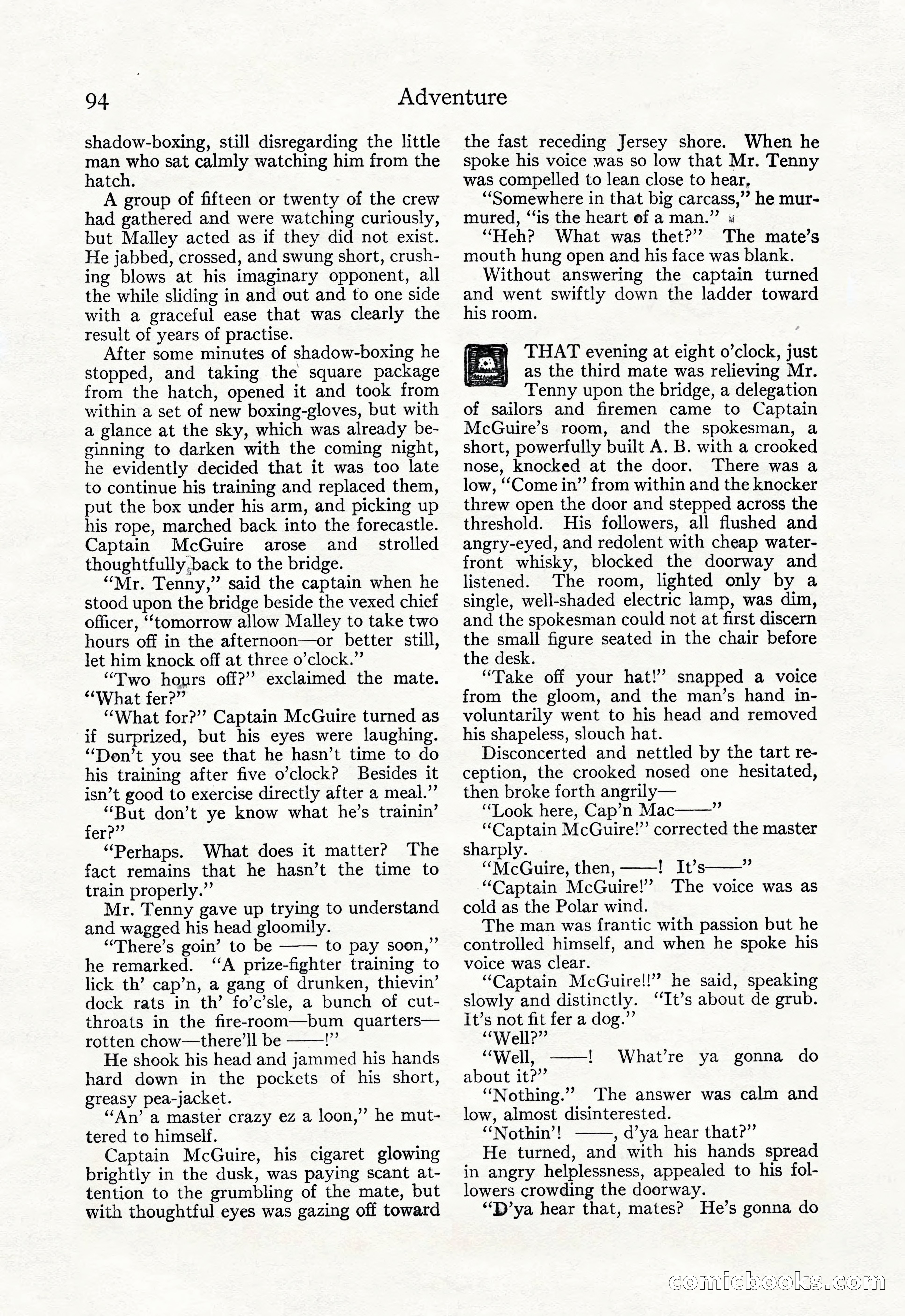 Adventure Magazine, September 20, 1923 — page 108 of 208