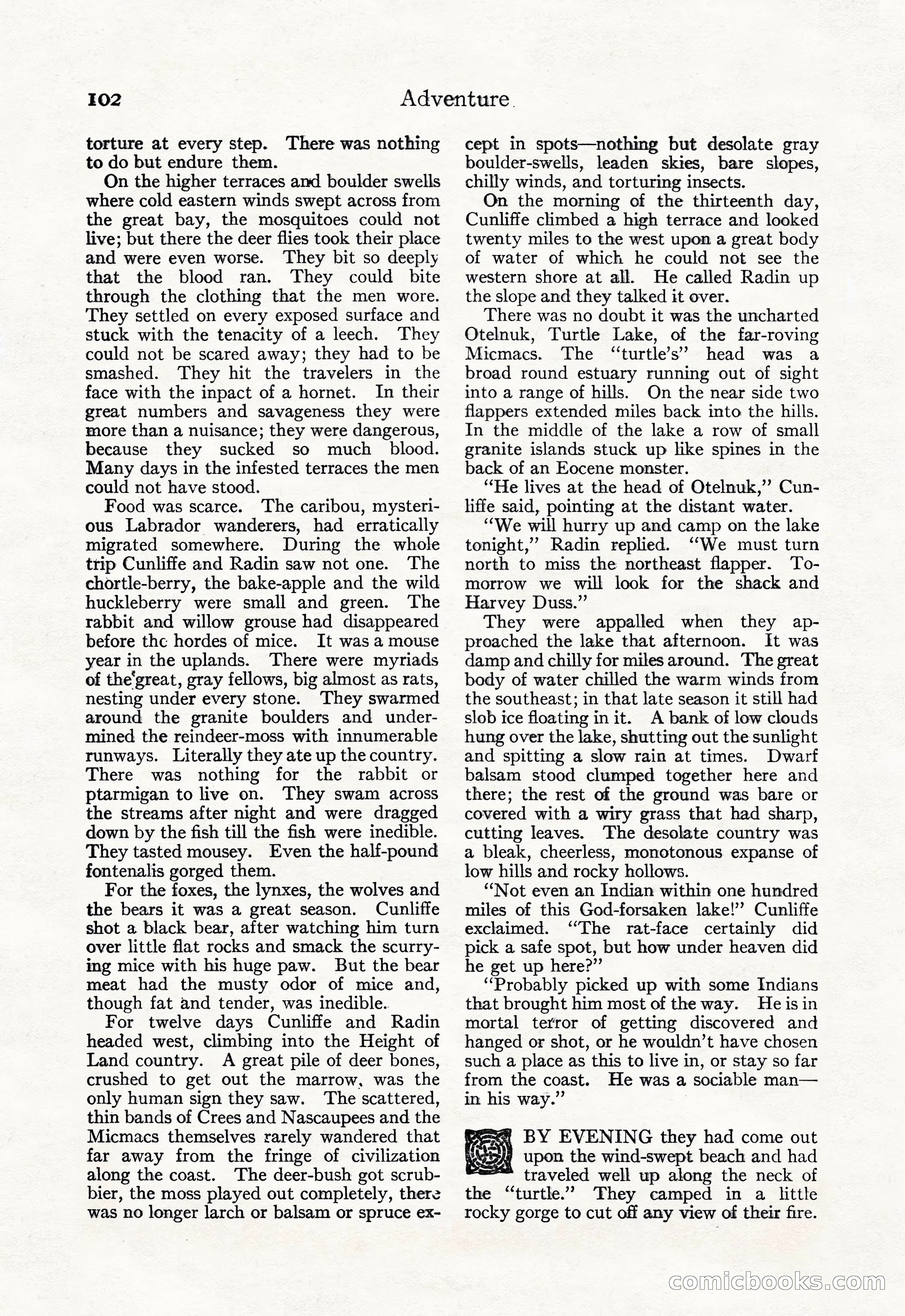 Adventure Magazine, September 20, 1923 — page 116 of 208