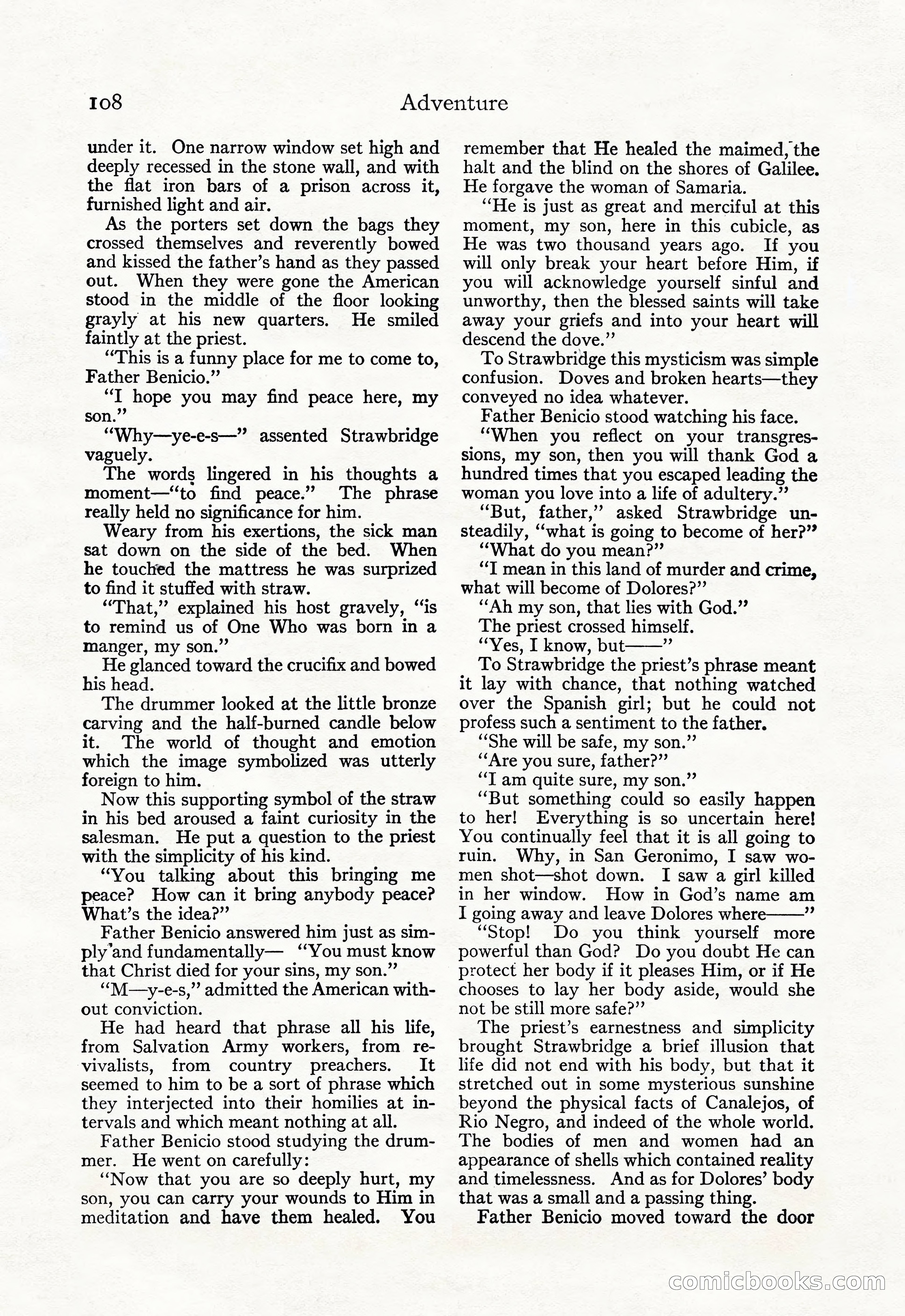 Adventure Magazine, September 20, 1923 — page 122 of 208