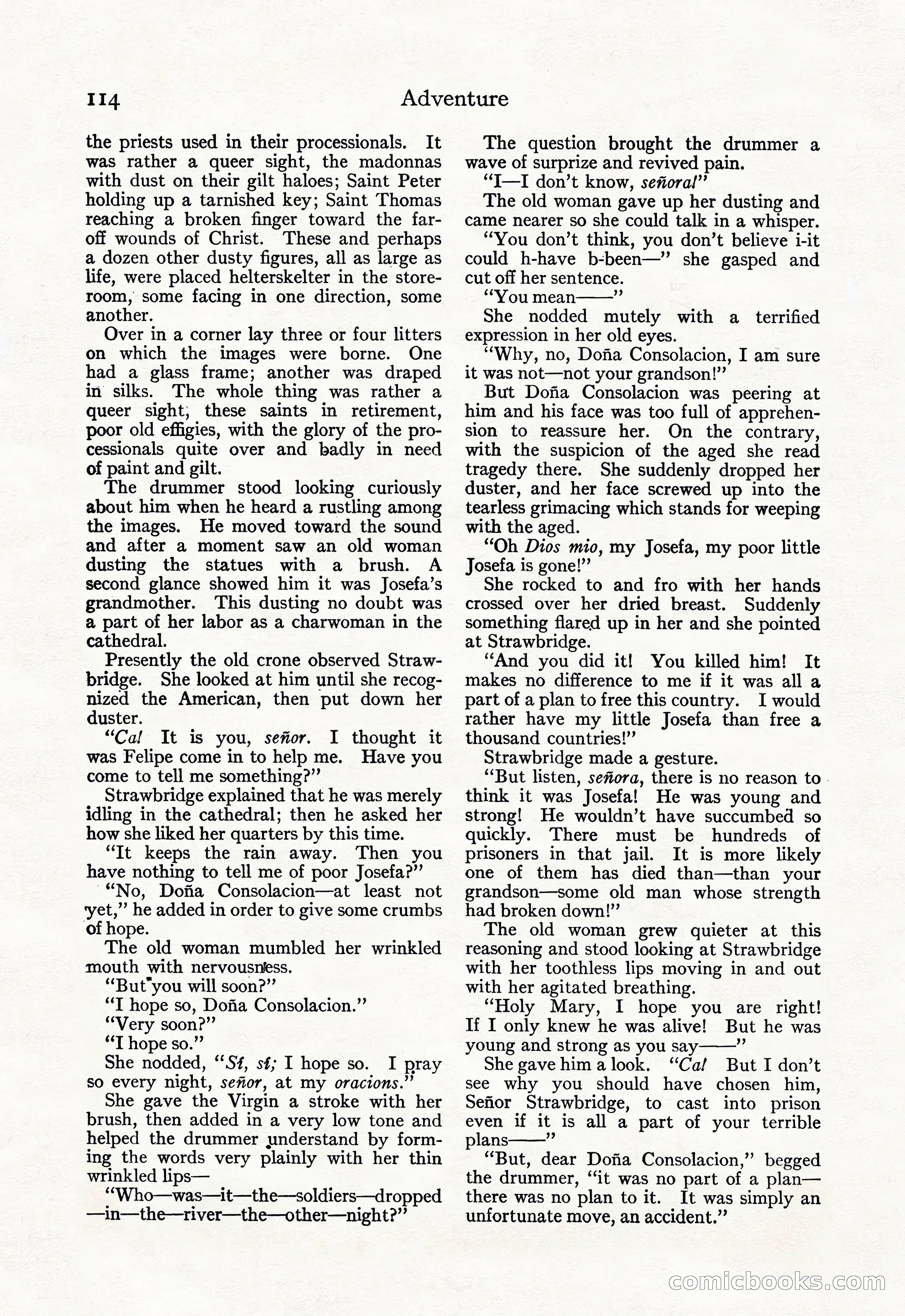 Adventure Magazine, September 20, 1923 — page 128 of 208