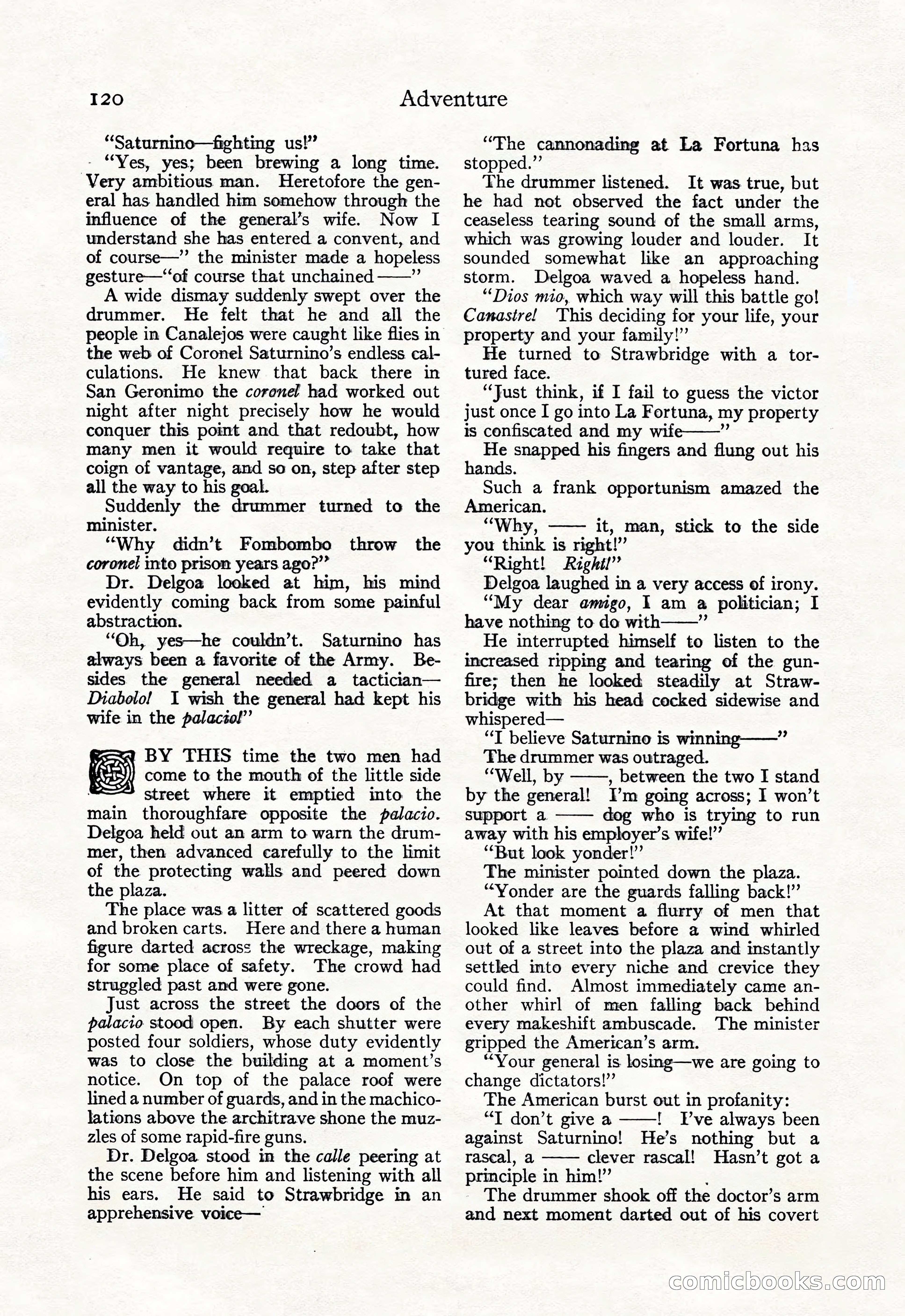 Adventure Magazine, September 20, 1923 — page 134 of 208