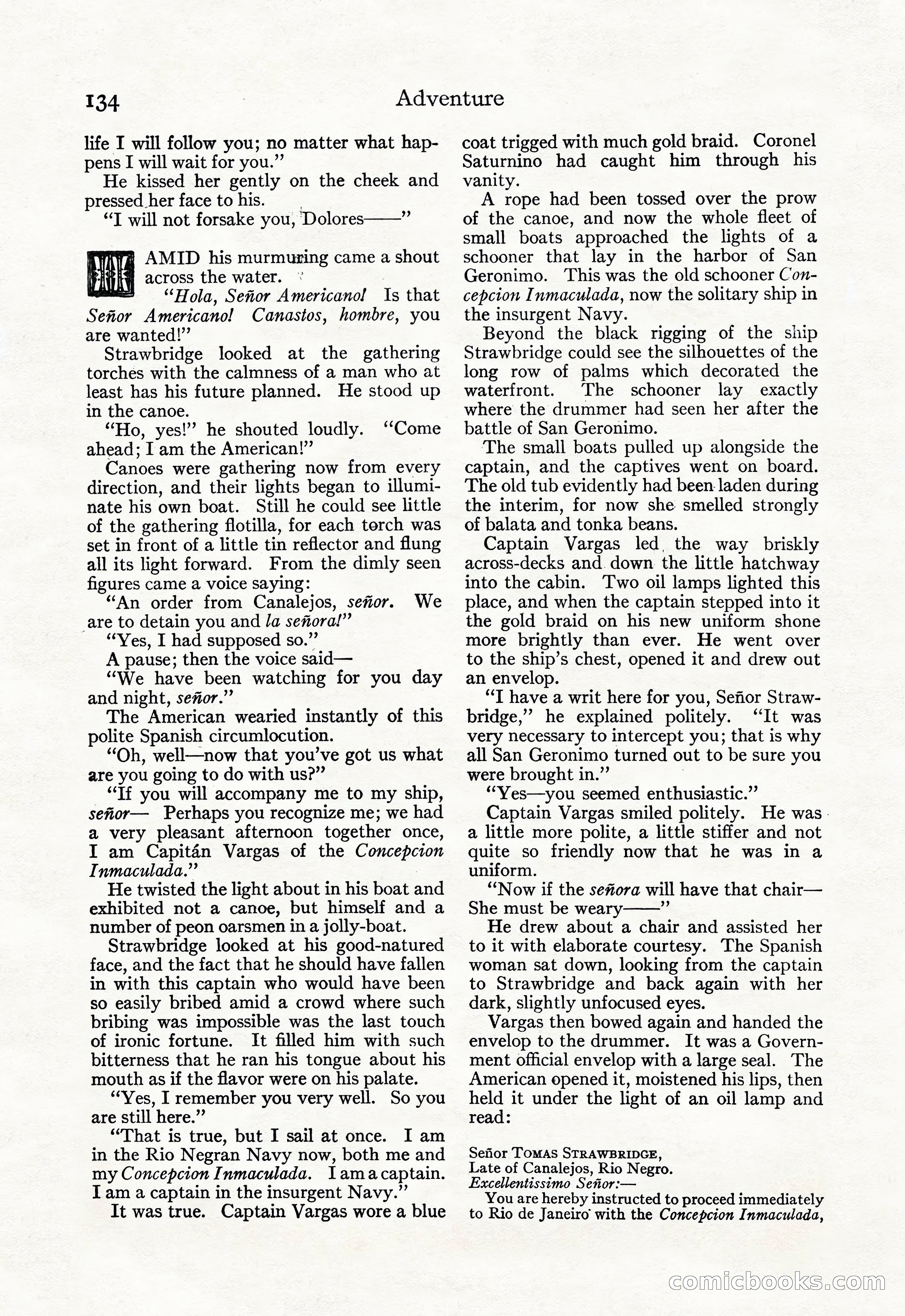 Adventure Magazine, September 20, 1923 — page 148 of 208