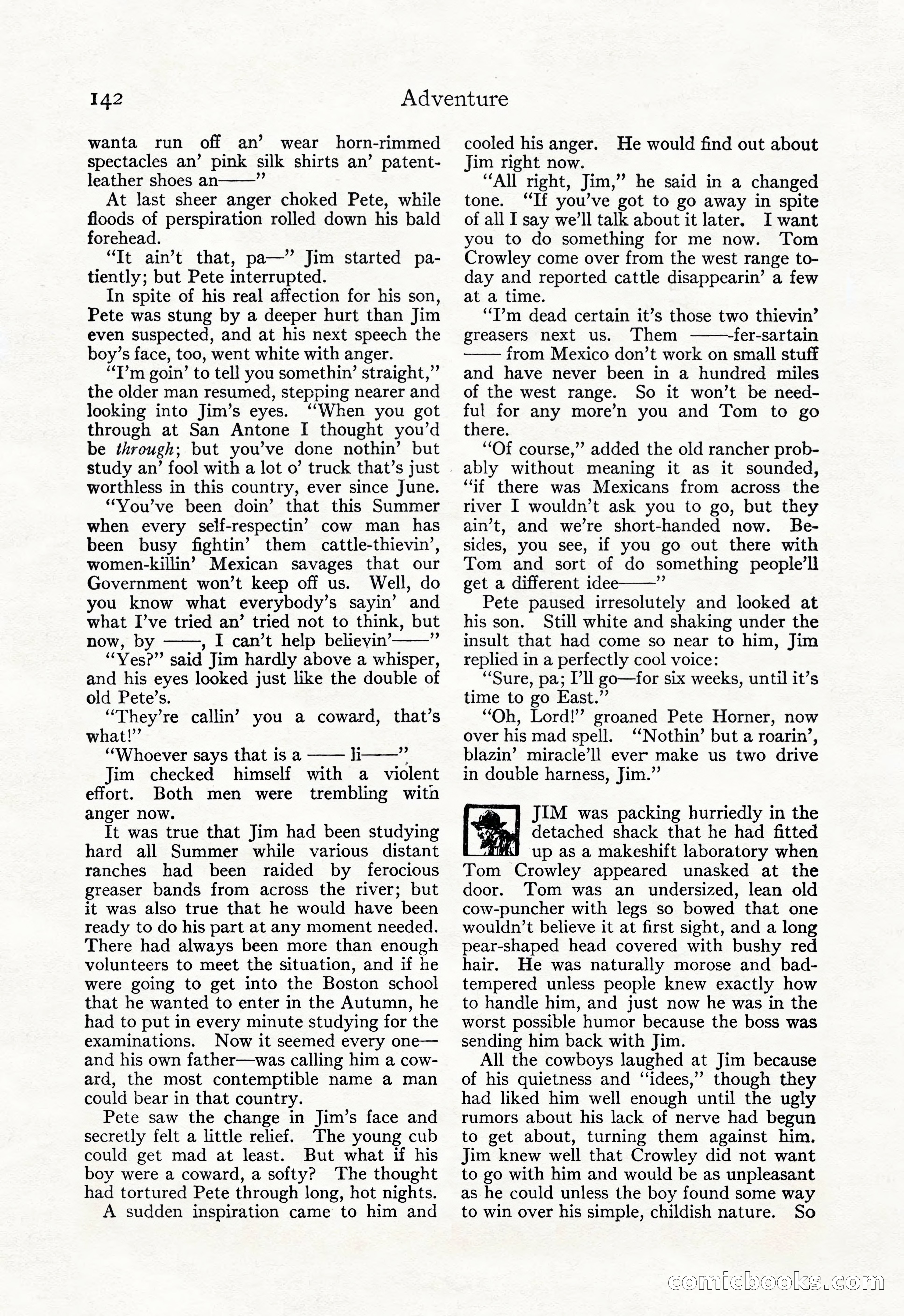 Adventure Magazine, September 20, 1923 — page 156 of 208