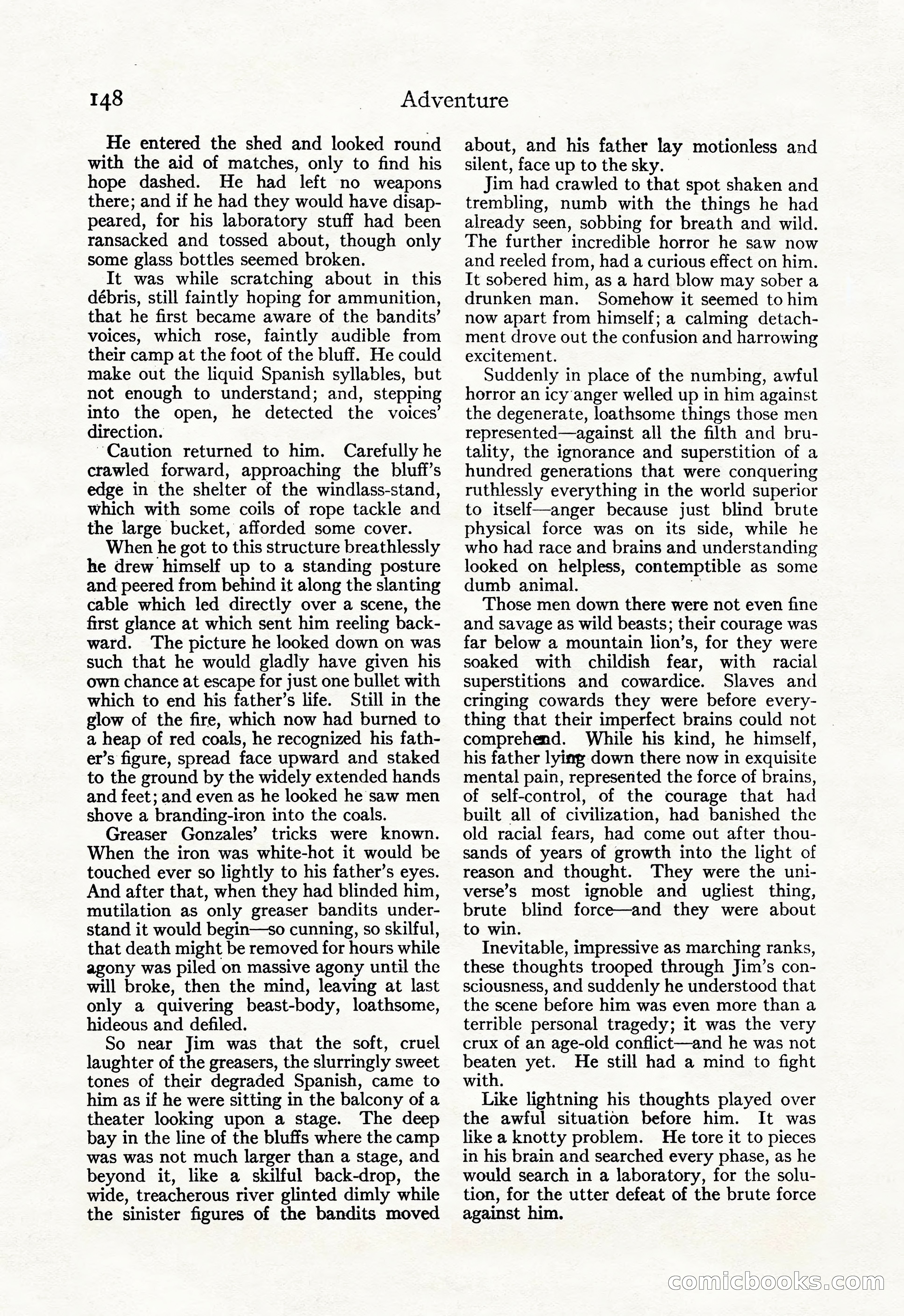 Adventure Magazine, September 20, 1923 — page 162 of 208