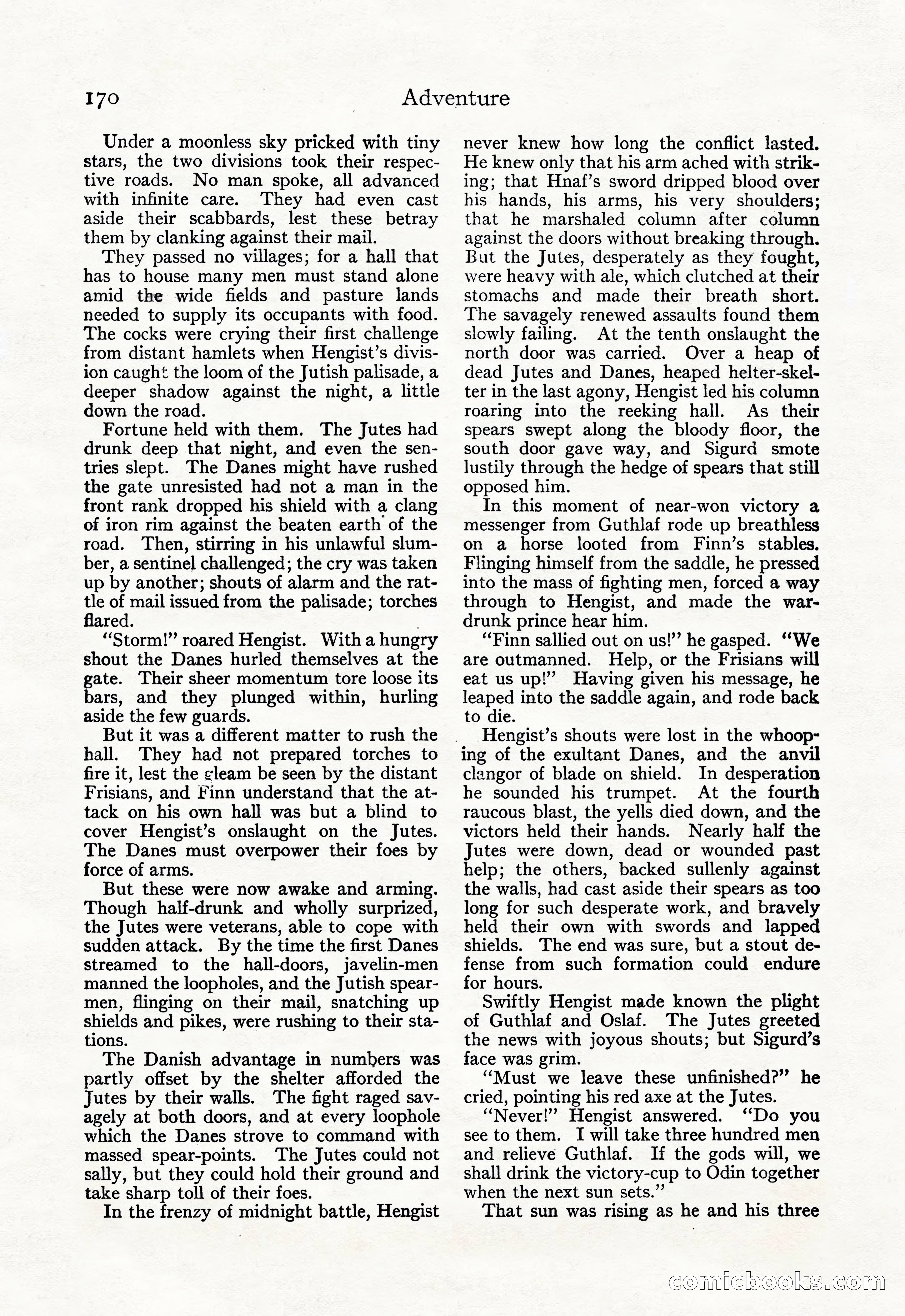 Adventure Magazine, September 20, 1923 — page 184 of 208
