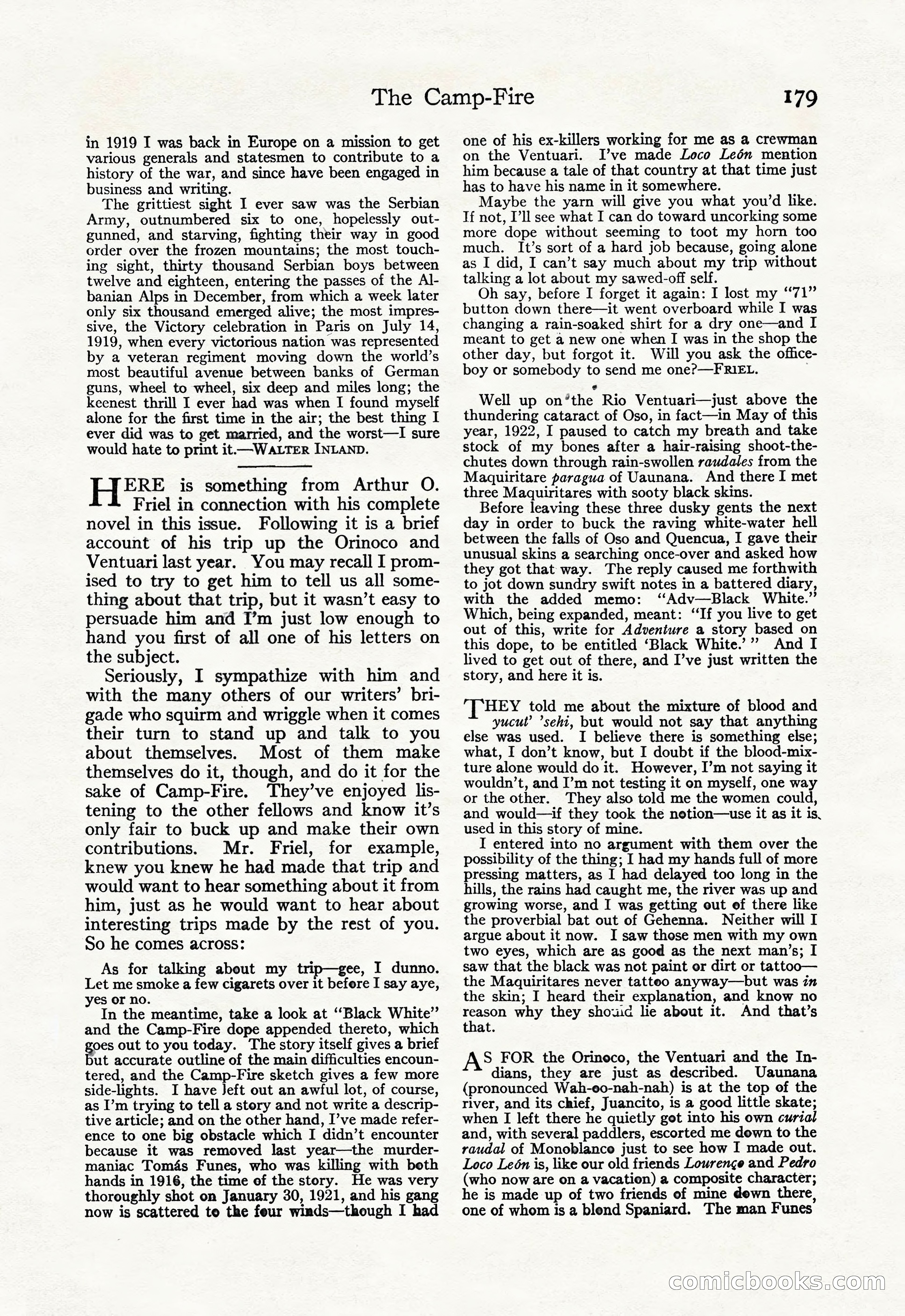Adventure Magazine, September 20, 1923 — page 193 of 208